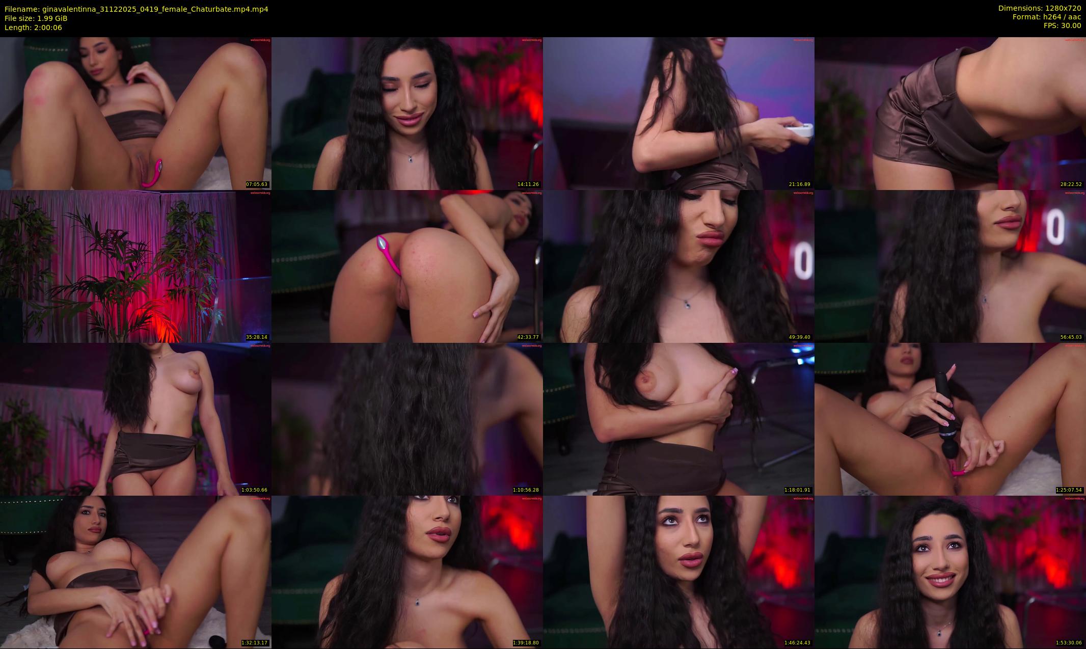 ginavalentinna — 121 minute Chaturbate female cam show recording, 720p, Dec 31, 2025