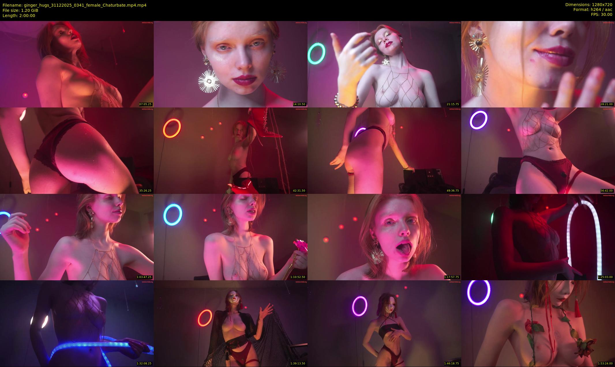 ginger_hugs — 120 minute Chaturbate female cam show recording, 720p, Dec 31, 2025
