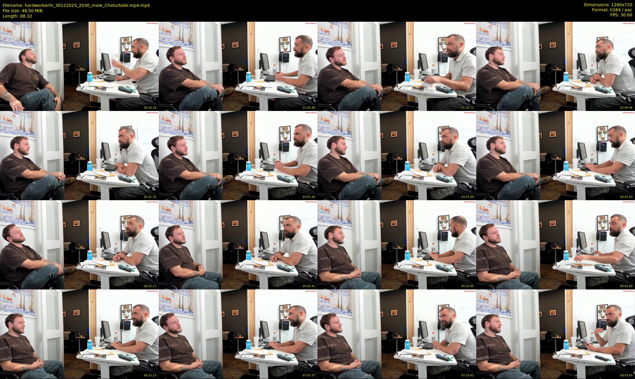 hardworkertn — 9 minute Chaturbate male cam show recording, 720p, Dec 30, 2025