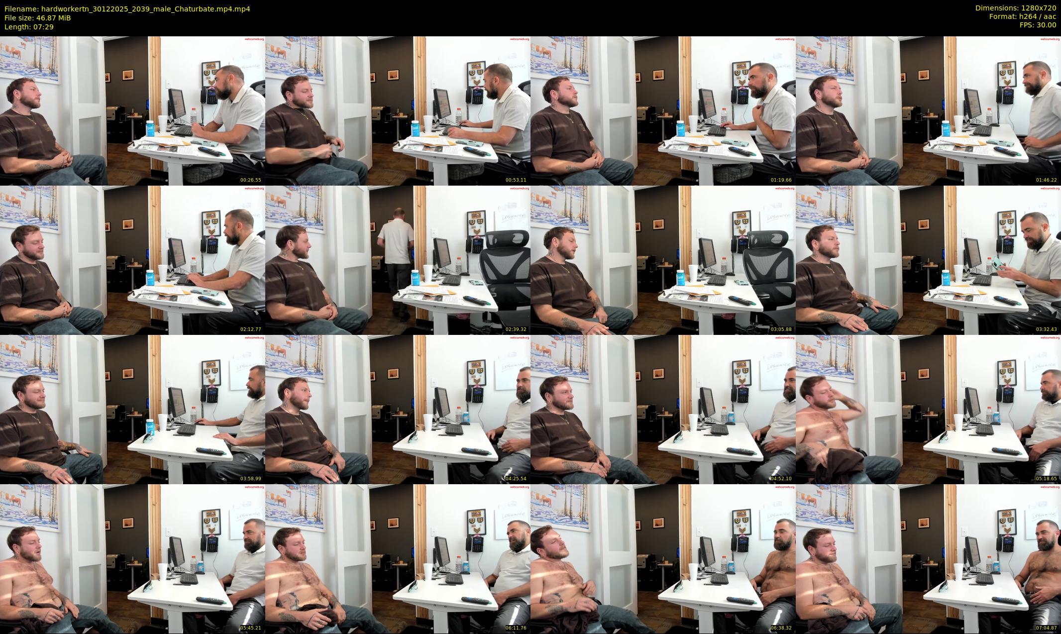 hardworkertn — 8 minute Chaturbate male cam show recording, 720p, Dec 30, 2025