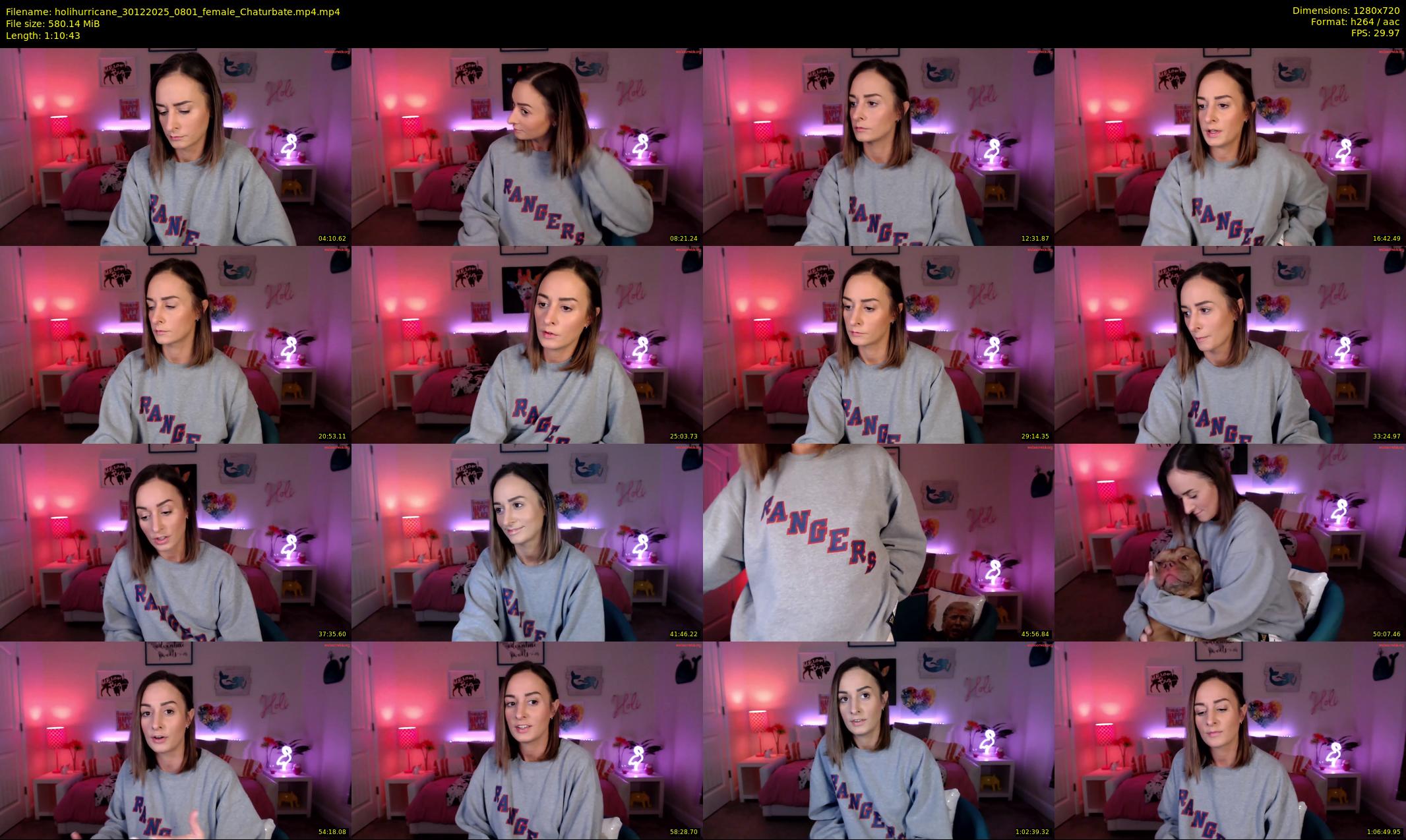holihurricane — 71 minute Chaturbate female cam show recording, 720p, Dec 30, 2025