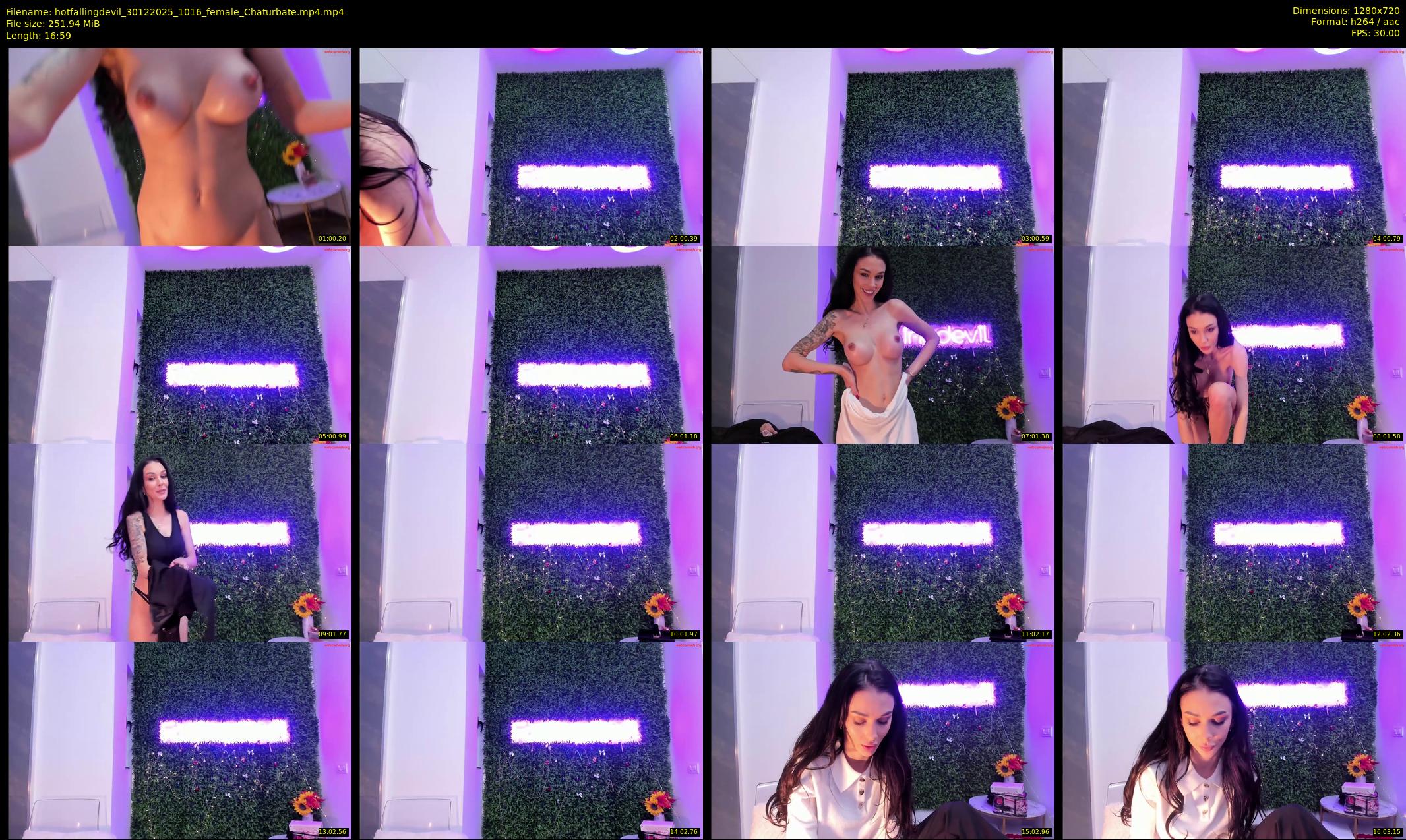 hotfallingdevil — 17 minute Chaturbate female cam show recording, 720p, Dec 30, 2025