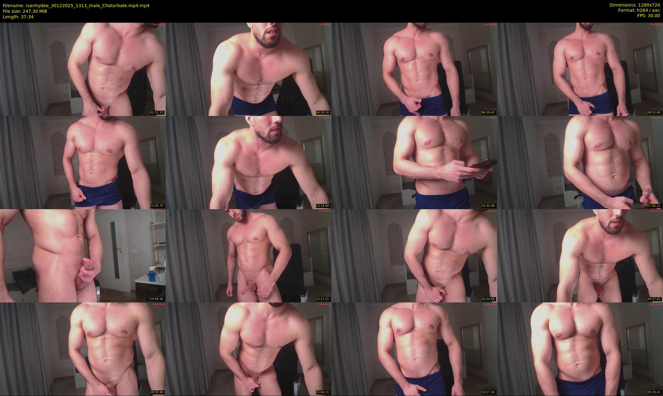 ivanhydee — 38 minute Chaturbate male cam show recording, 720p, Dec 30, 2025