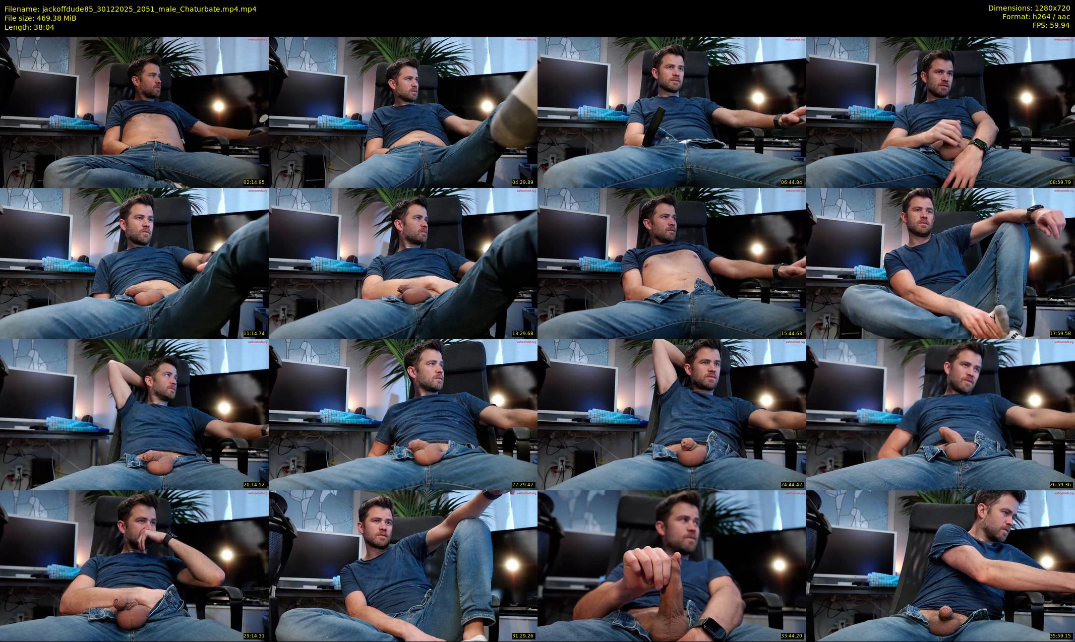 jackoffdude85 — 39 minute Chaturbate male cam show recording, 720p, Dec 30, 2025