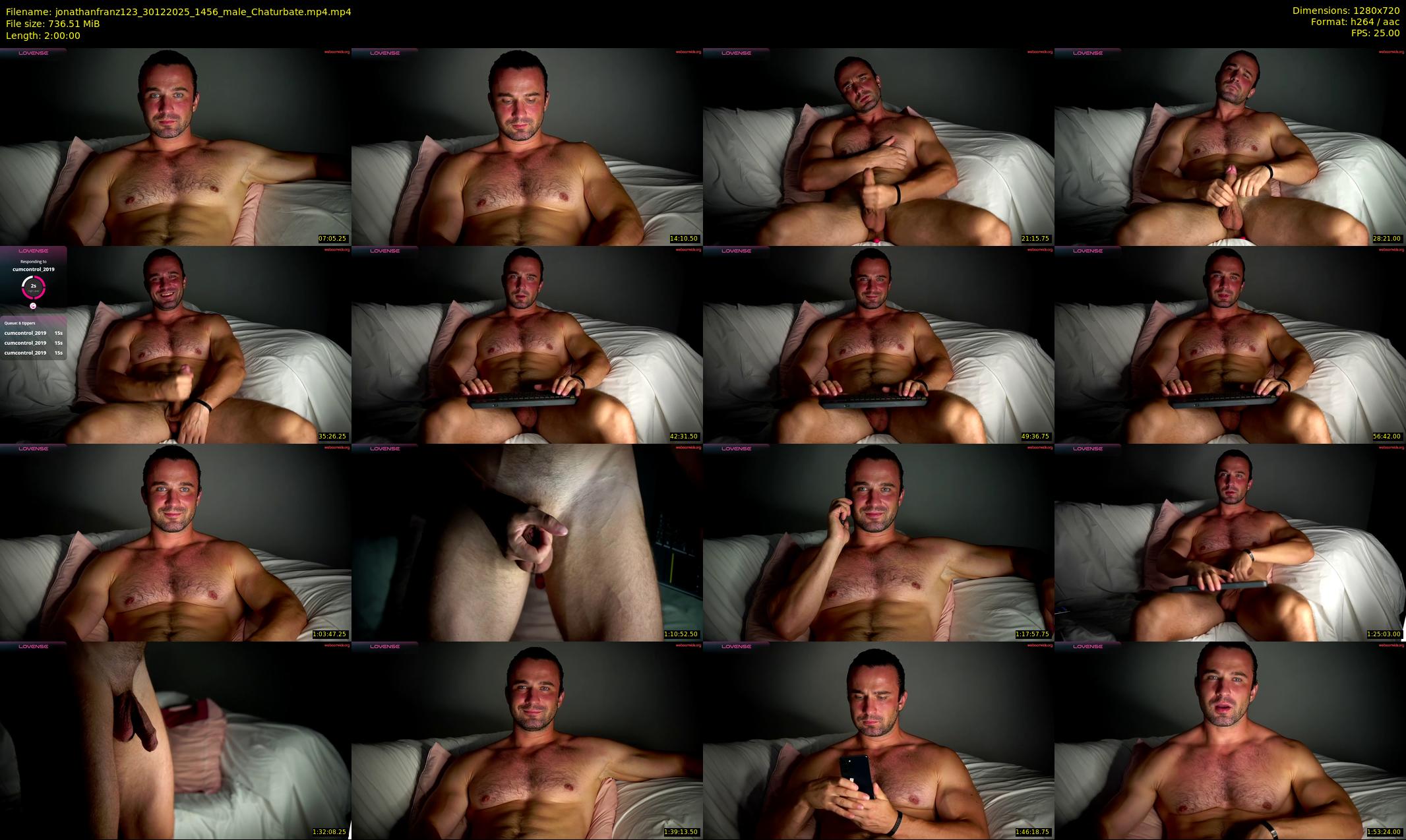 jonathanfranz123 — 120 minute Chaturbate male cam show recording, 720p, Dec 30, 2025