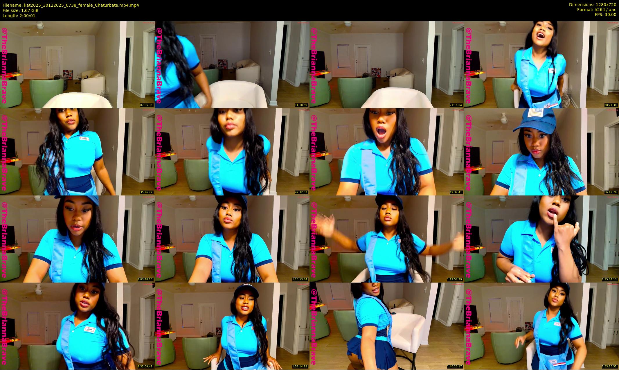 kat2025 — 121 minute Chaturbate female cam show recording, 720p, Dec 30, 2025