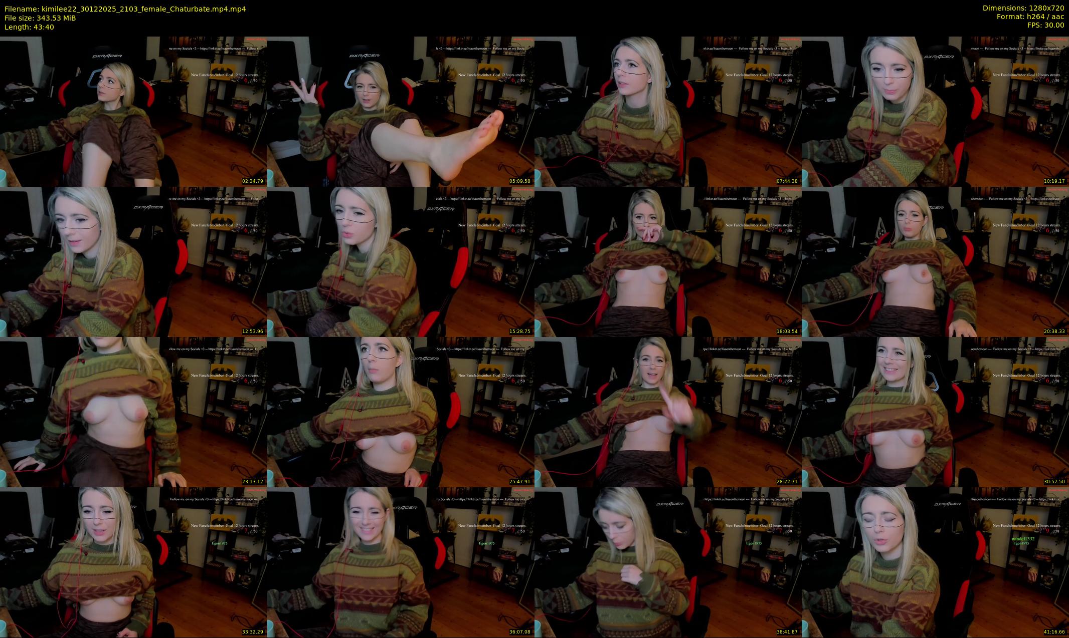 kimilee22 — 44 minute Chaturbate female cam show recording, 720p, Dec 30, 2025