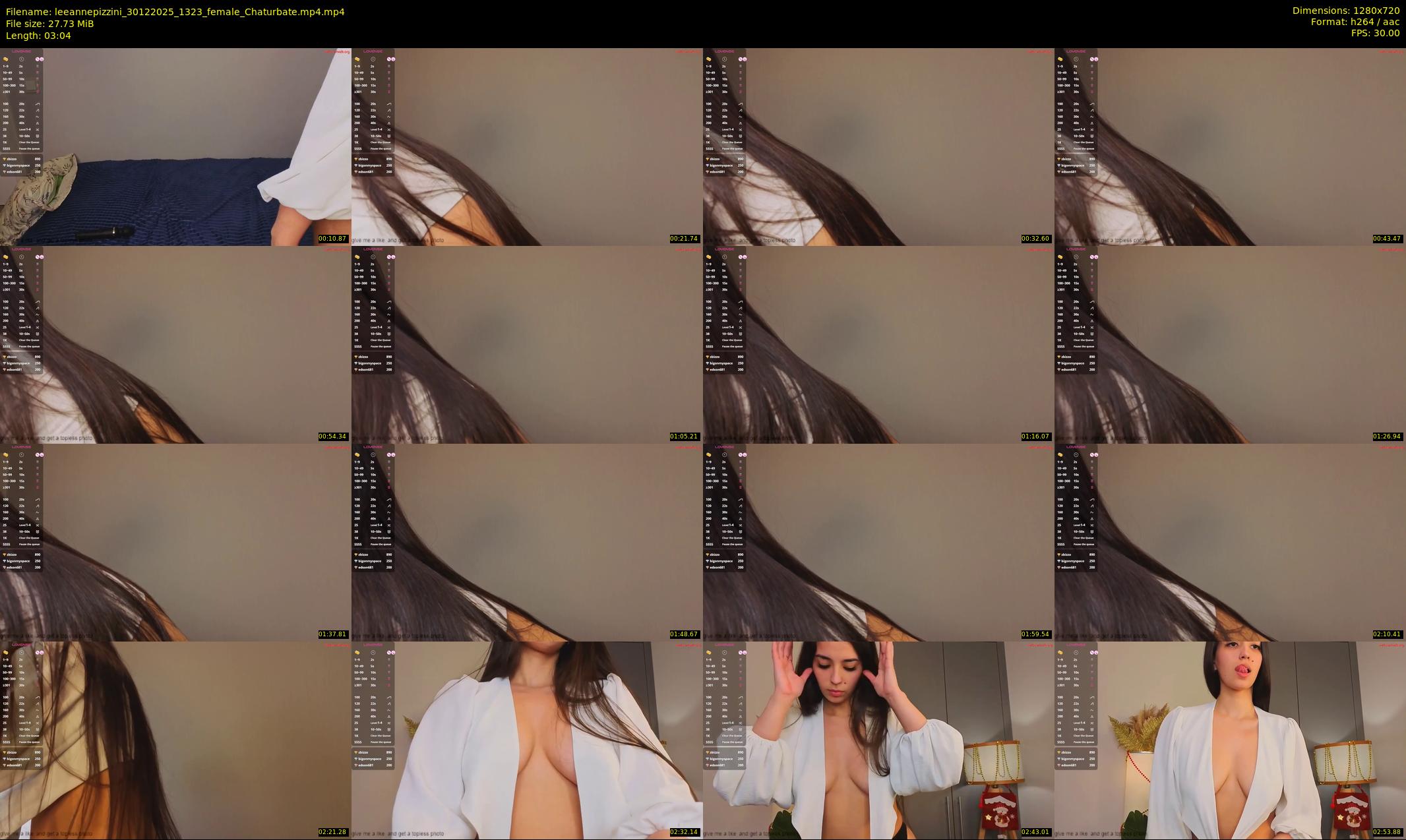 leeannepizzini — 4 minute Chaturbate female cam show recording, 720p, Dec 30, 2025
