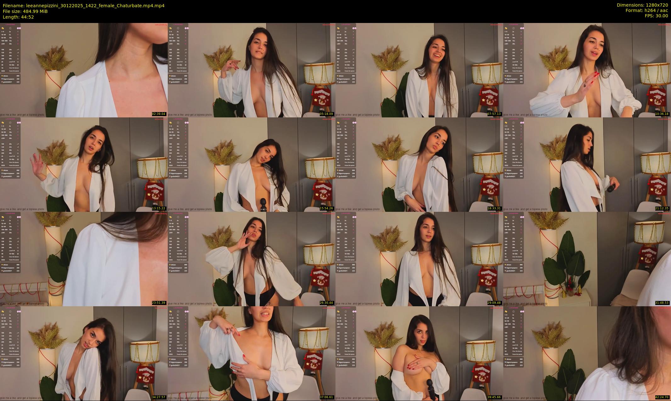 leeannepizzini — 45 minute Chaturbate female cam show recording, 720p, Dec 30, 2025