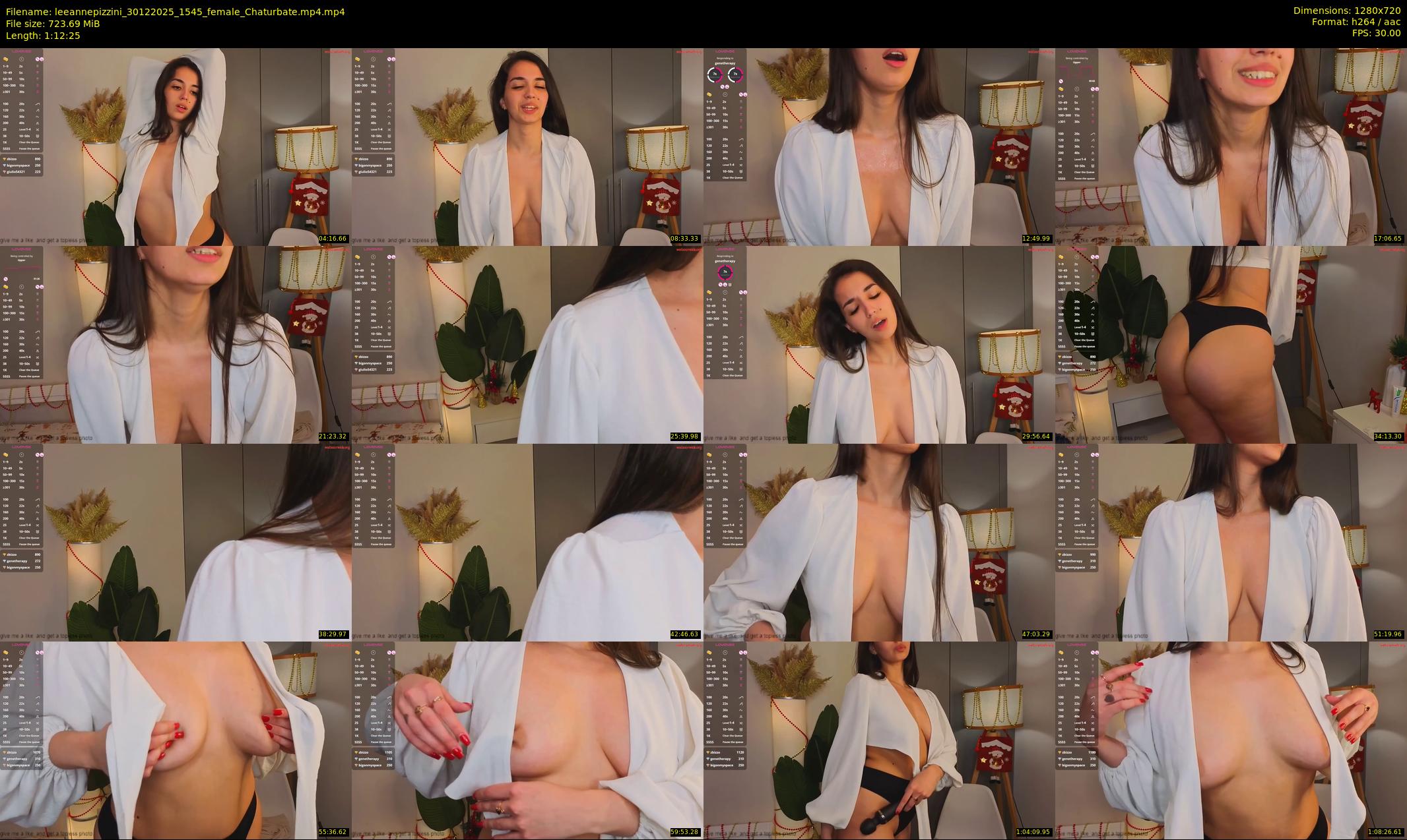 leeannepizzini — 73 minute Chaturbate female cam show recording, 720p, Dec 30, 2025