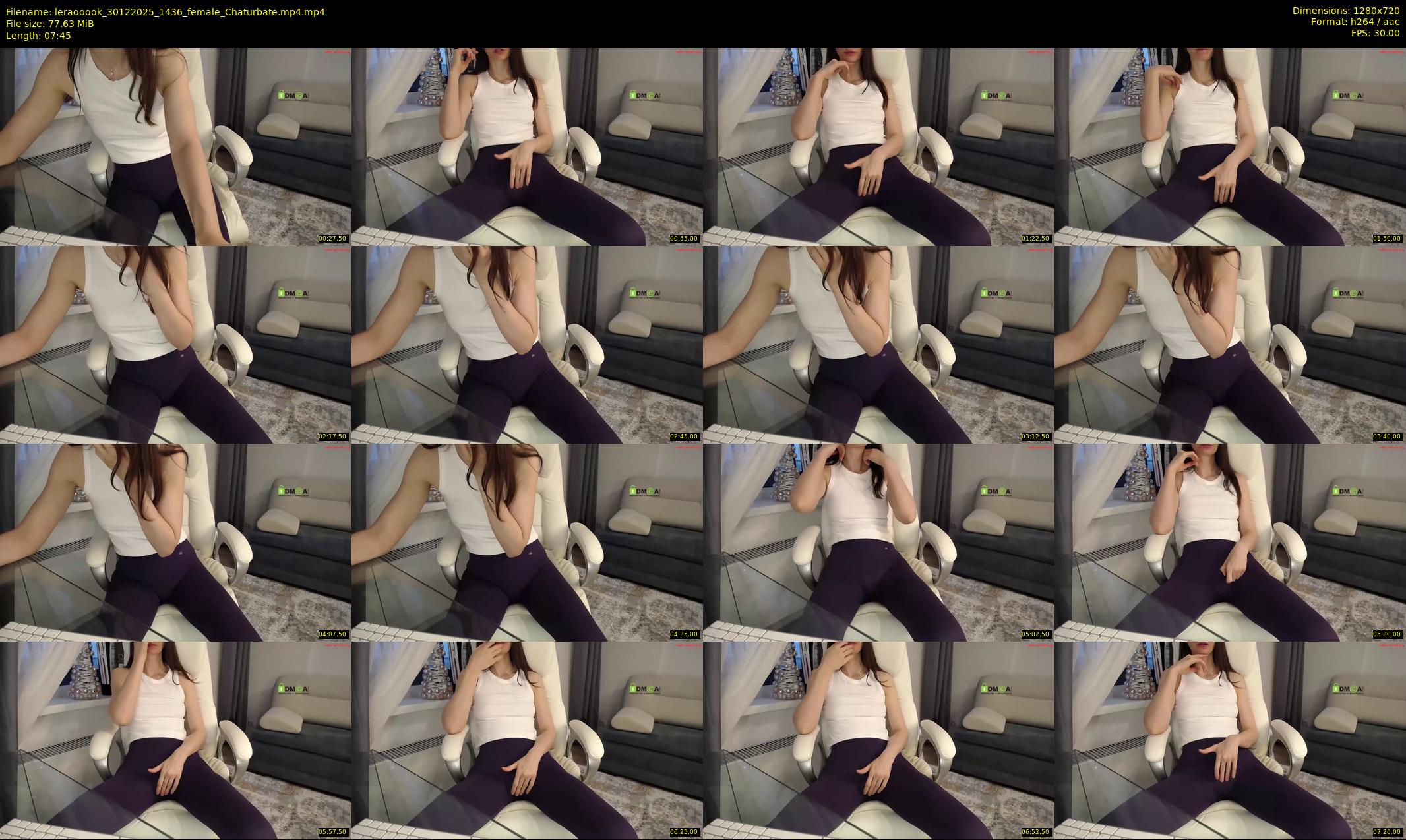 leraooook — 8 minute Chaturbate female cam show recording, 720p, Dec 30, 2025