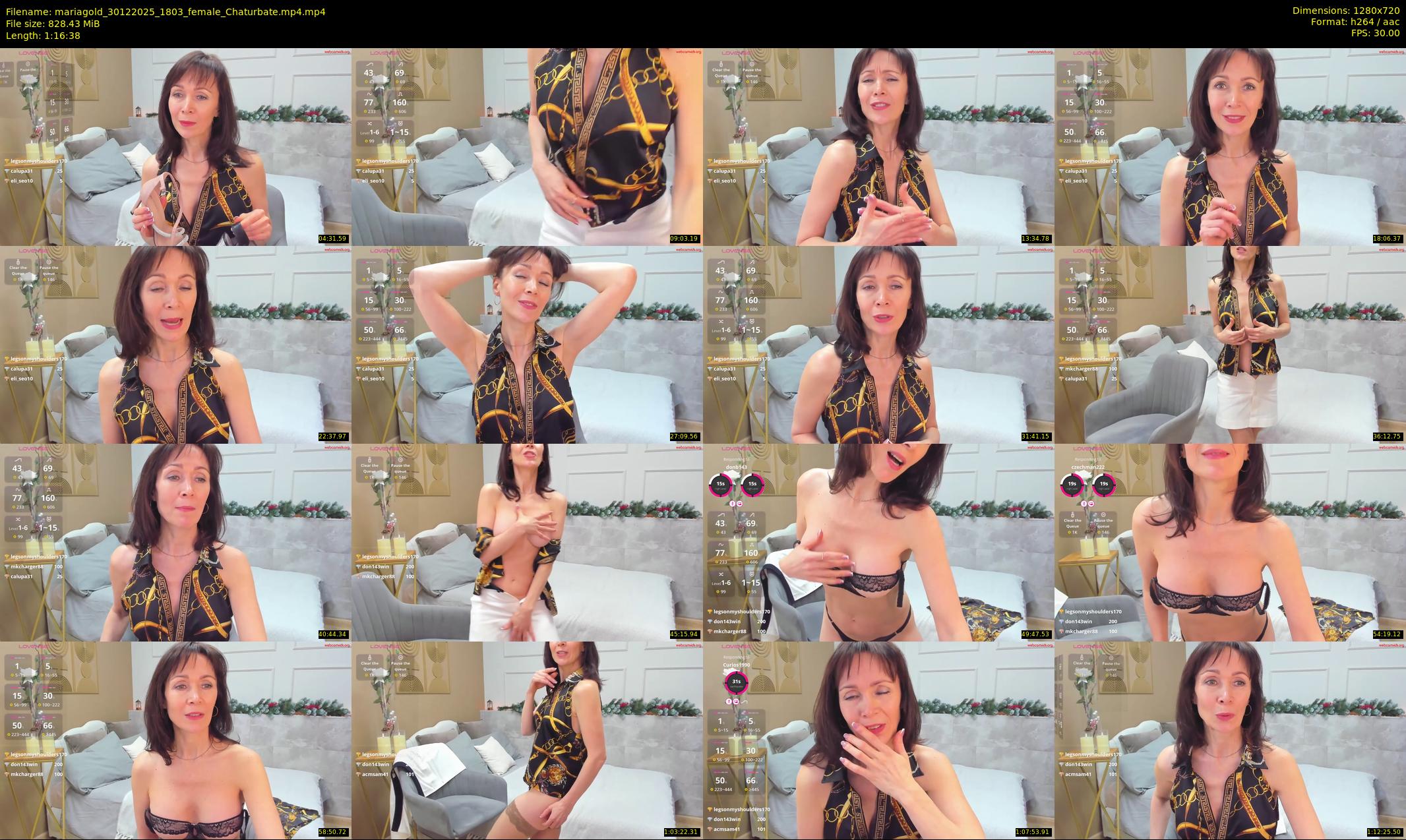 mariagold — 77 minute Chaturbate female cam show recording, 720p, Dec 30, 2025