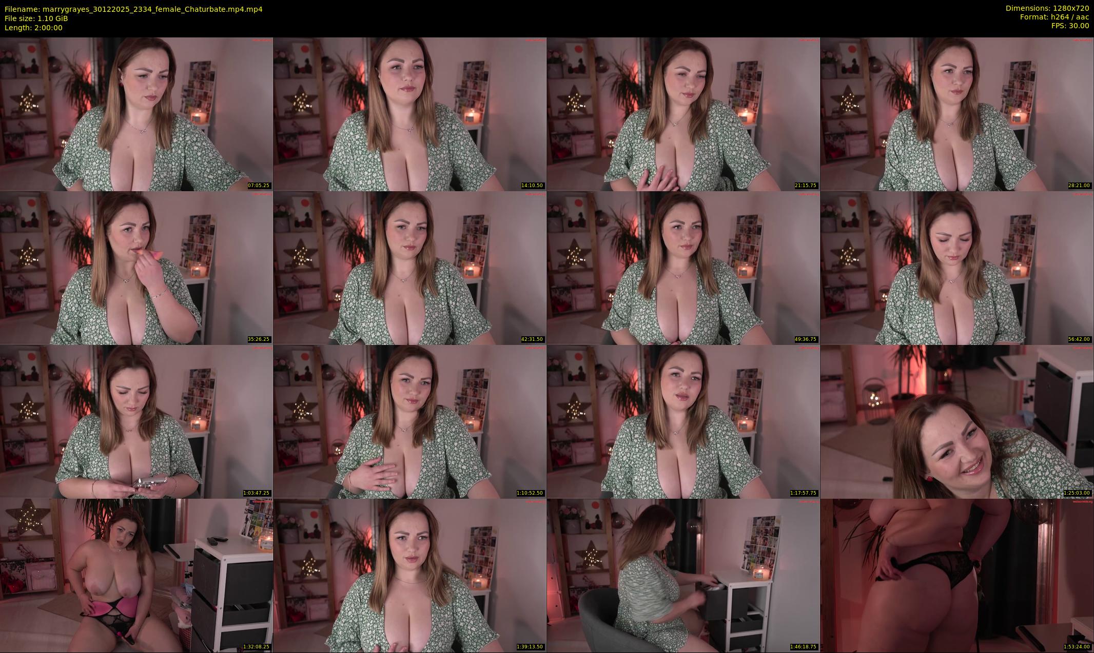 marrygrayes — 120 minute Chaturbate female cam show recording, 720p, Dec 30, 2025