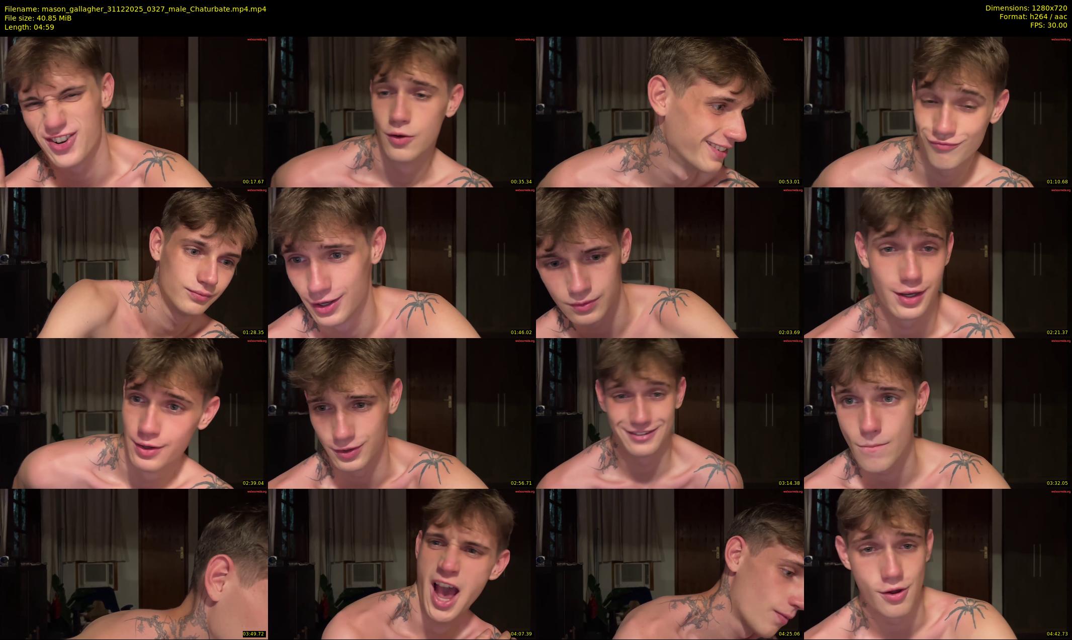 mason_gallagher — 5 minute Chaturbate male cam show recording, 720p, Dec 31, 2025