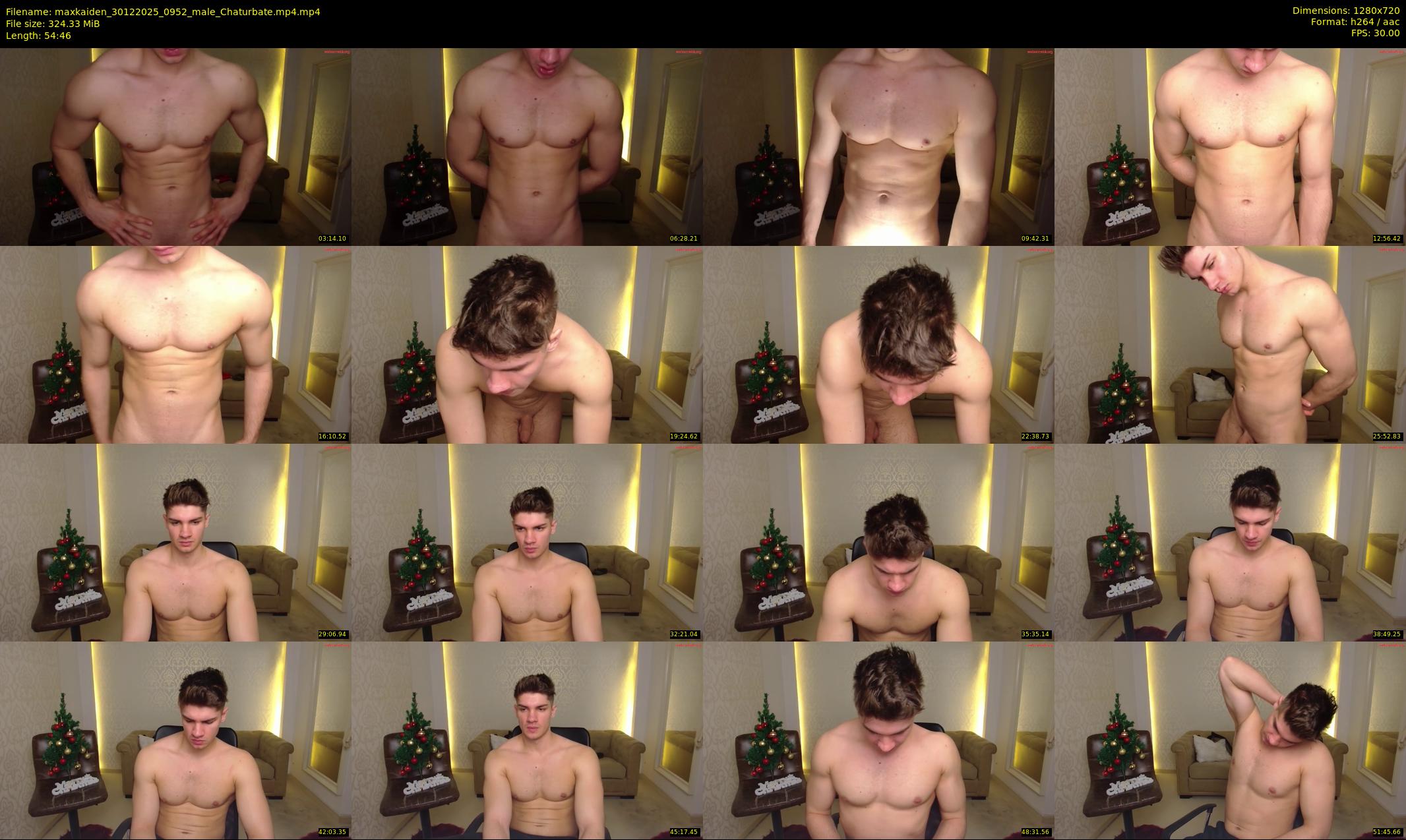 maxkaiden — 55 minute Chaturbate male cam show recording, 720p, Dec 30, 2025