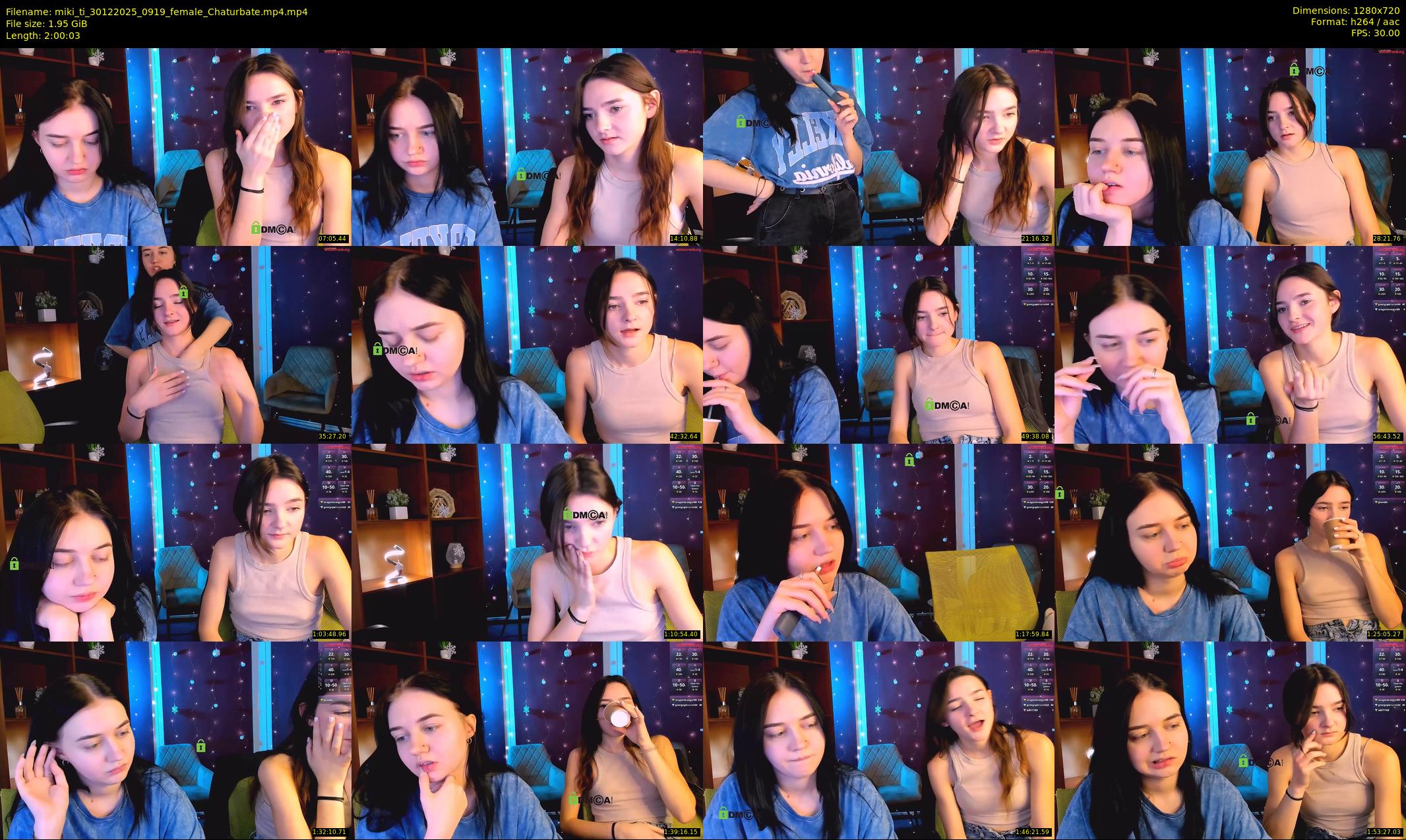 miki_ti — 121 minute Chaturbate female cam show recording, 720p, Dec 30, 2025