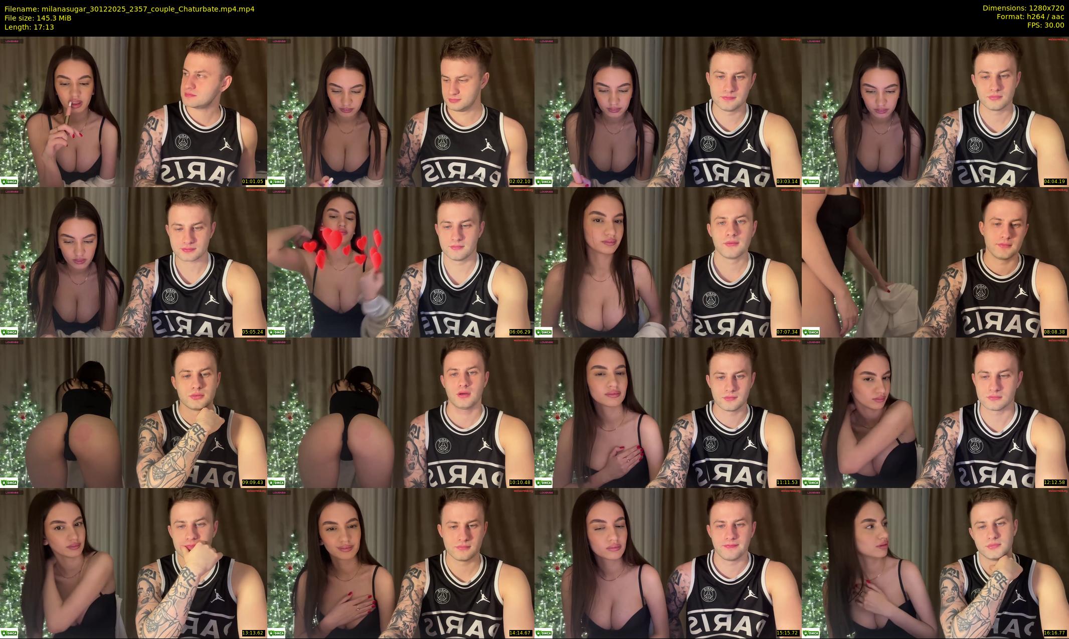 milanasugar — 18 minute Chaturbate couple cam show recording, 720p, Dec 30, 2025