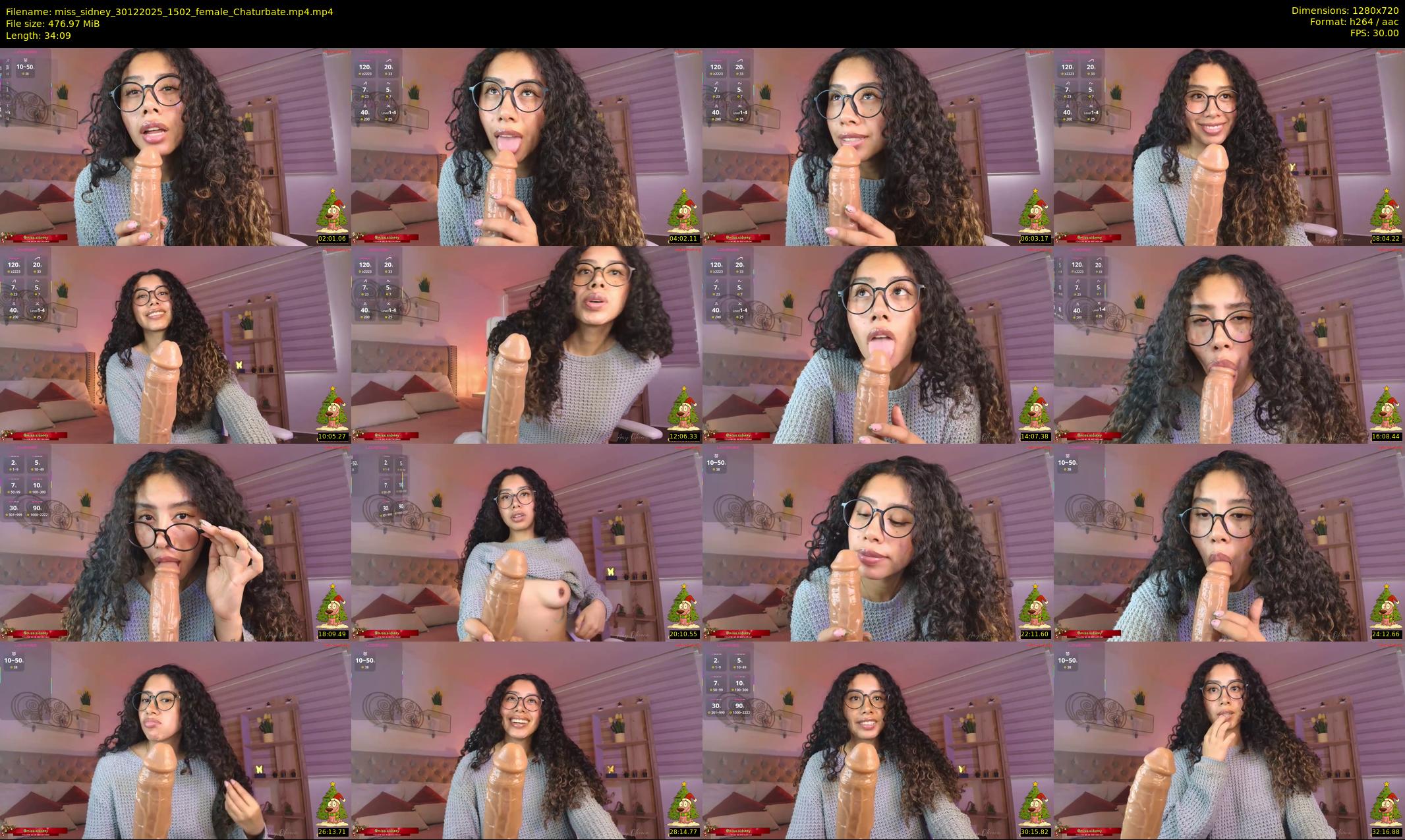 miss_sidney — 35 minute Chaturbate female cam show recording, 720p, Dec 30, 2025