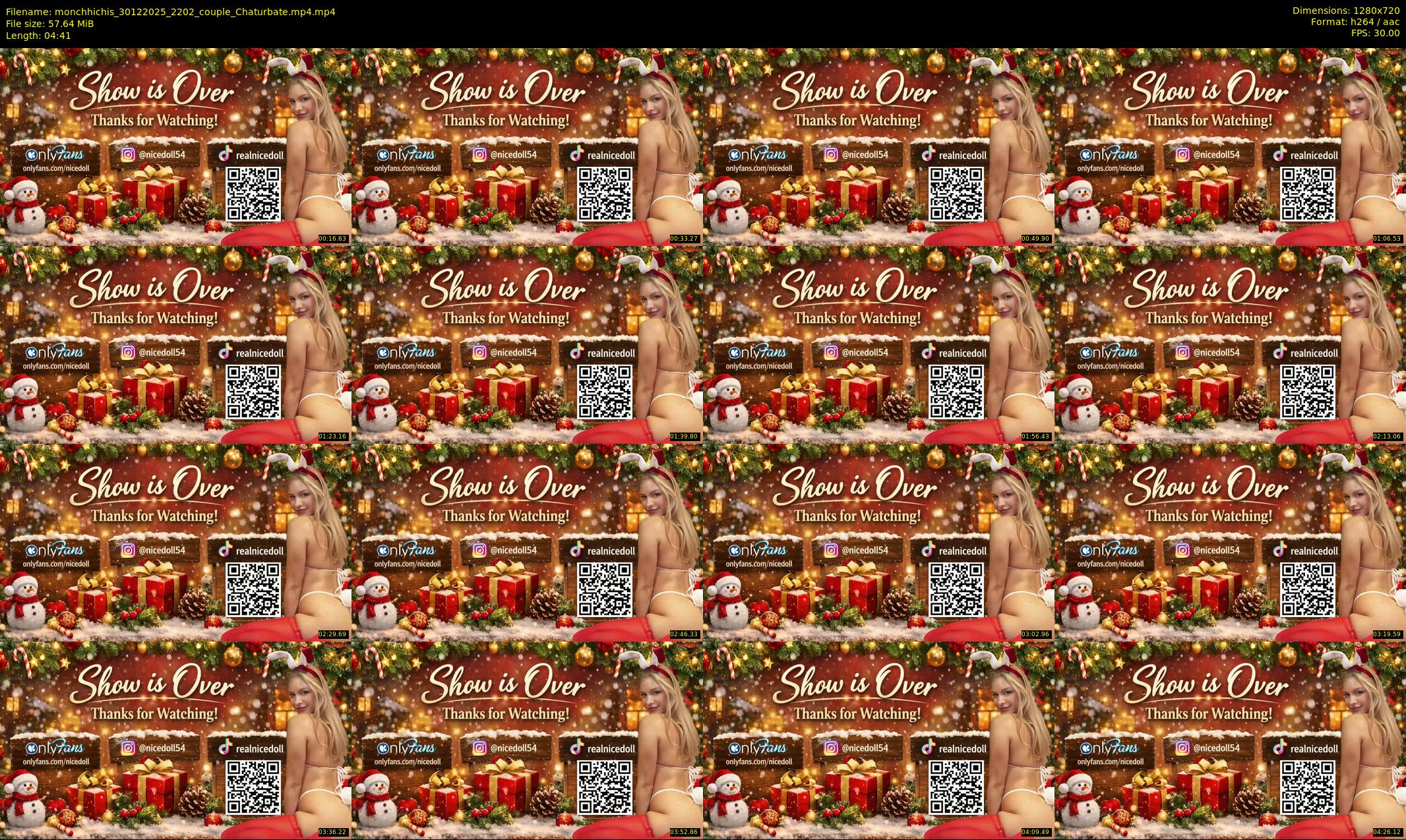 monchhichis — 5 minute Chaturbate couple cam show recording, 720p, Dec 30, 2025