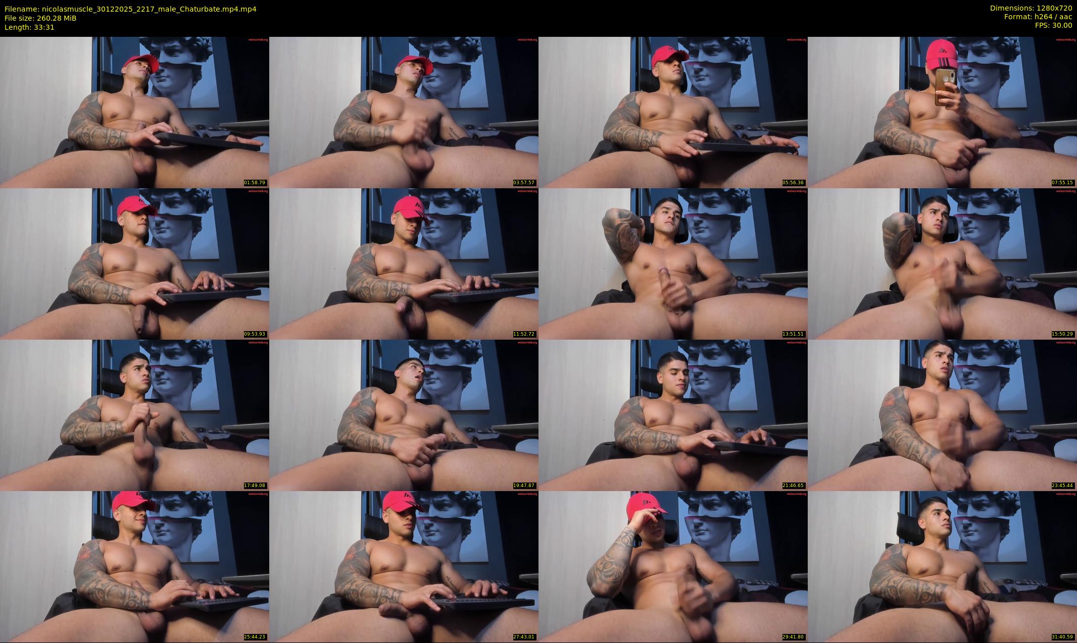 nicolasmuscle — 34 minute Chaturbate male cam show recording, 720p, Dec 30, 2025