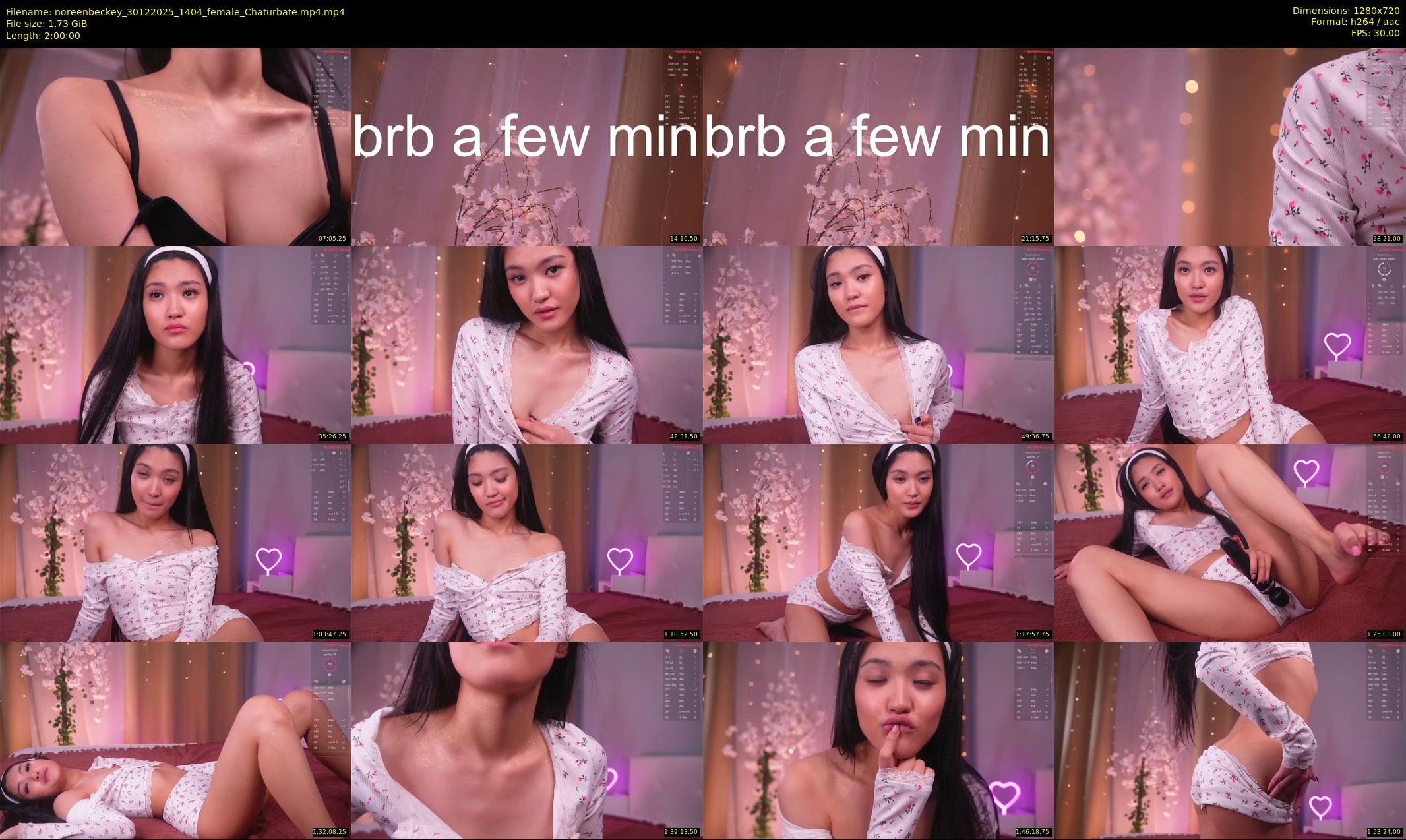noreenbeckey — 120 minute Chaturbate female cam show recording, 720p, Dec 30, 2025