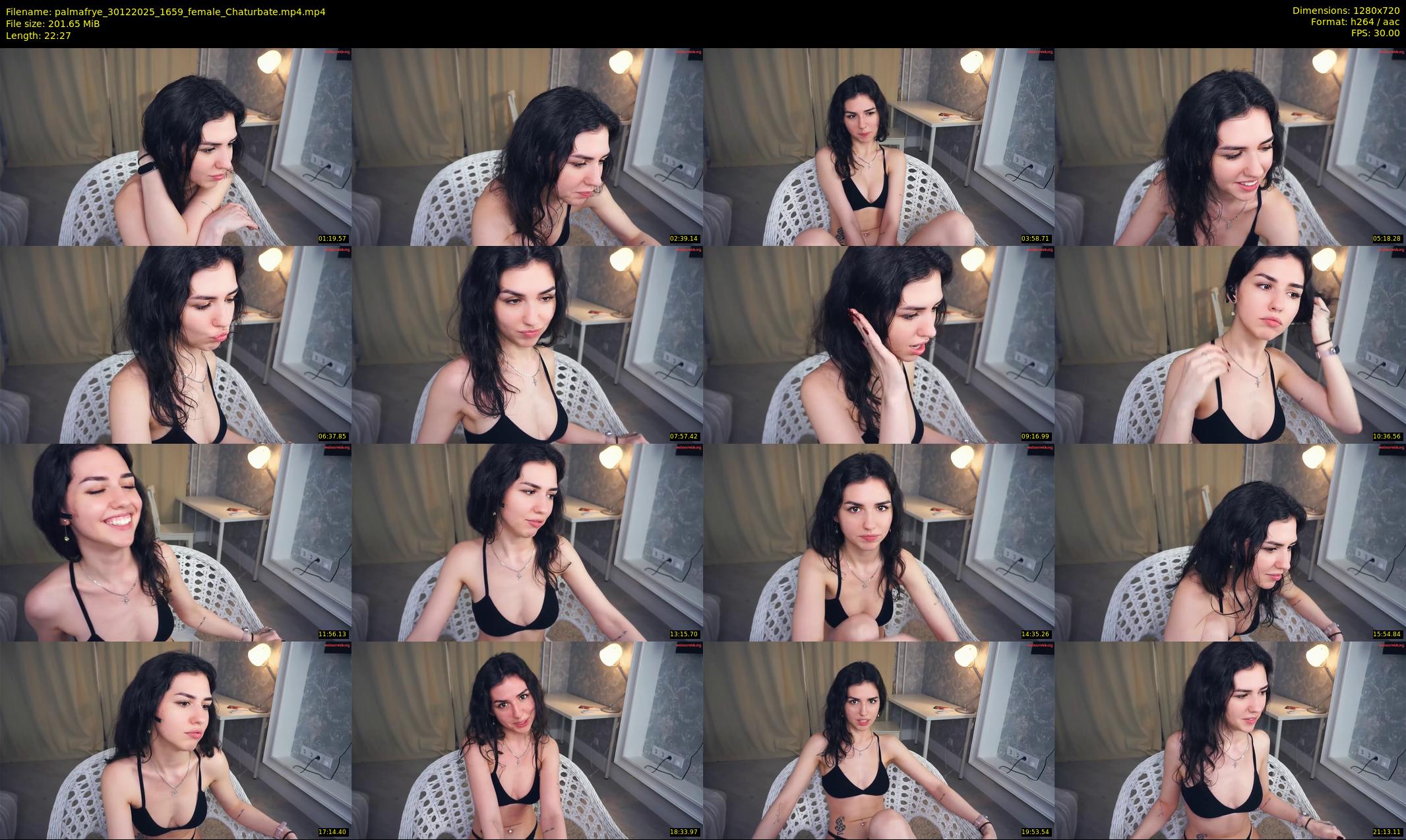 palmafrye — 23 minute Chaturbate female cam show recording, 720p, Dec 30, 2025