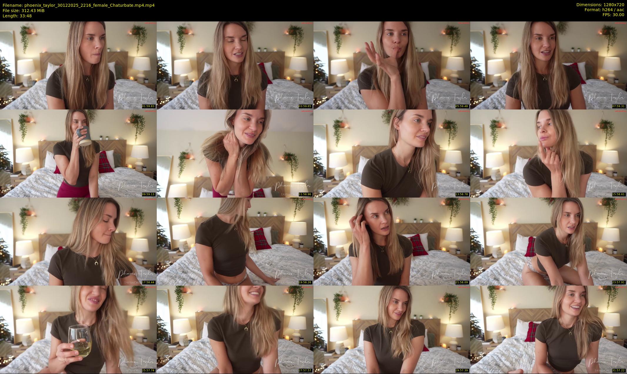 phoenix_taylor — 34 minute Chaturbate female cam show recording, 720p, Dec 30, 2025