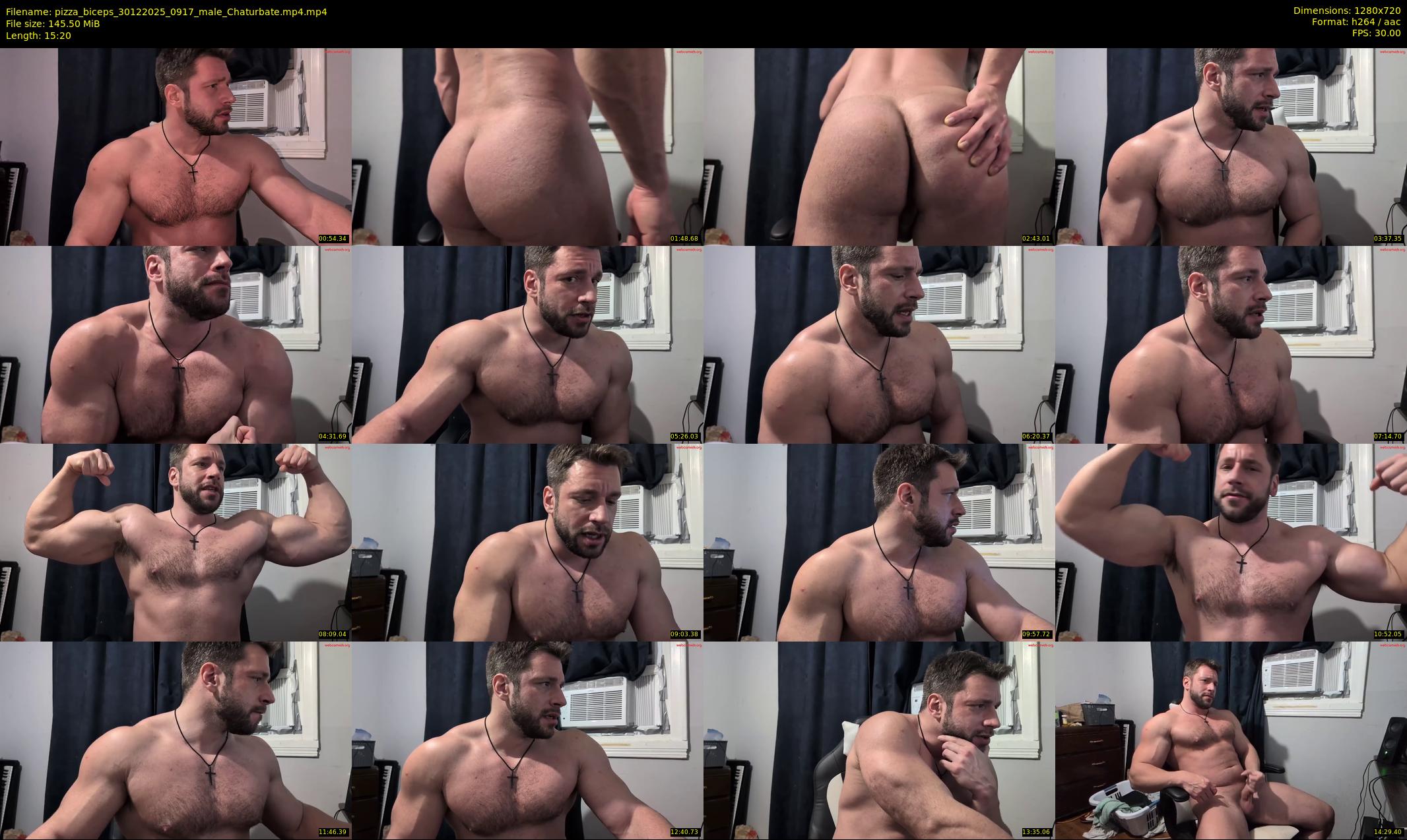 pizza_biceps — 16 minute Chaturbate male cam show recording, 720p, Dec 30, 2025