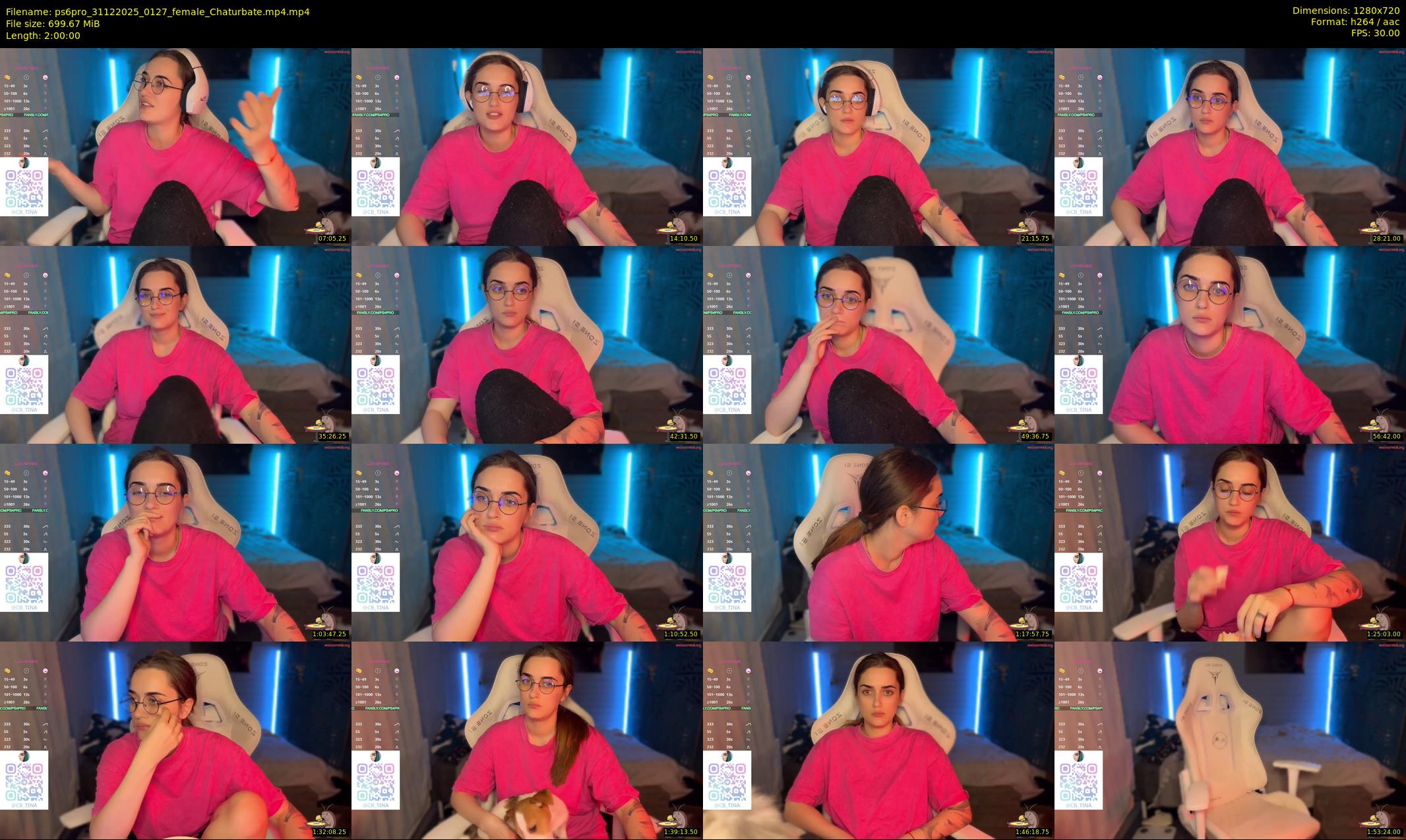 ps6pro — 120 minute Chaturbate female cam show recording, 720p, Dec 31, 2025