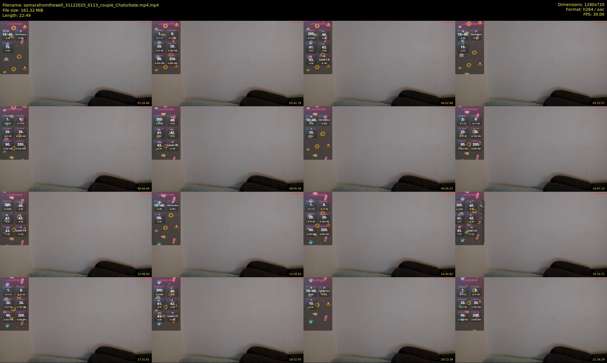 samarafromthewell — 23 minute Chaturbate female cam show recording, 720p, Dec 31, 2025