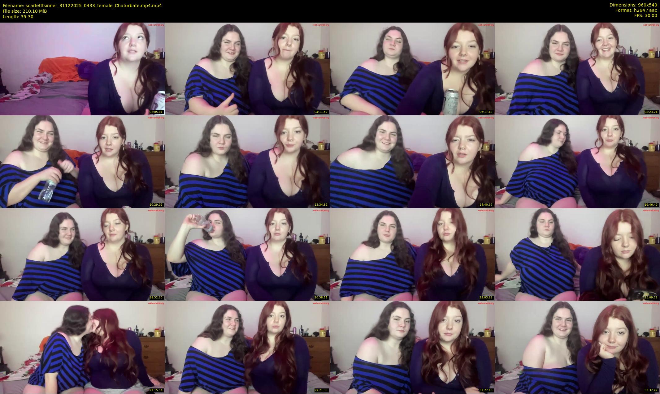 scarletttsinner — 36 minute Chaturbate female cam show recording, 480p, Dec 31, 2025