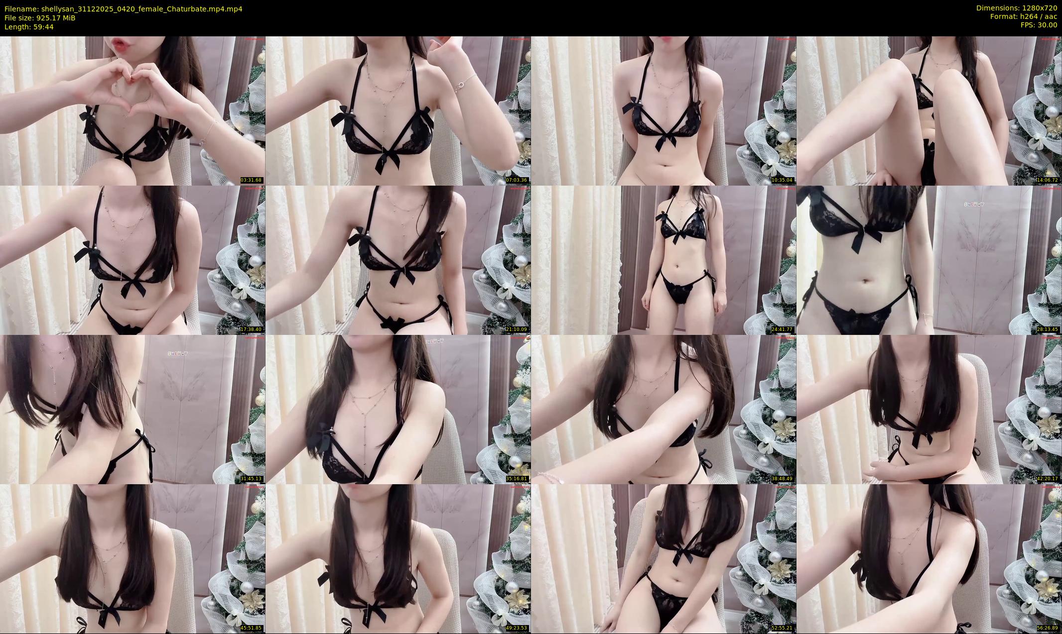 shellysan — 60 minute Chaturbate female cam show recording, 720p, Dec 31, 2025