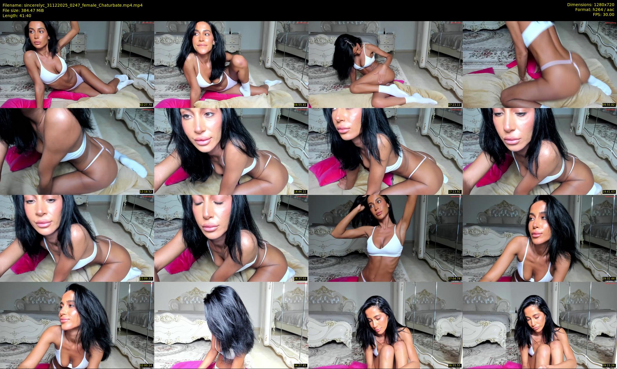 sincerelyc — 42 minute Chaturbate female cam show recording, 720p, Dec 31, 2025