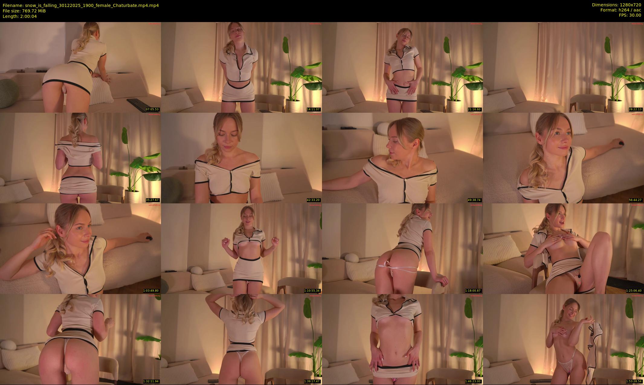 snow_is_falling — 121 minute Chaturbate female cam show recording, 720p, Dec 30, 2025