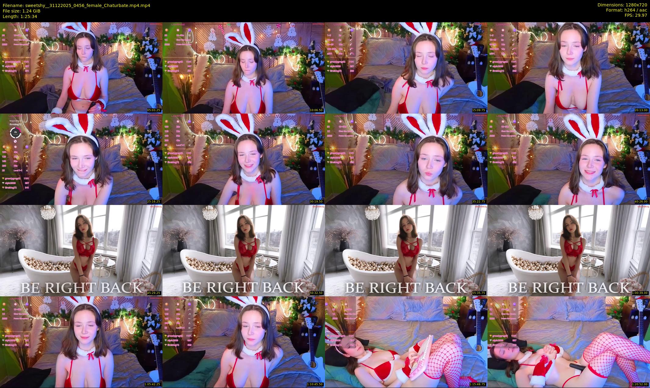 sweetshy_ — 86 minute Chaturbate female cam show recording, 720p, Dec 31, 2025
