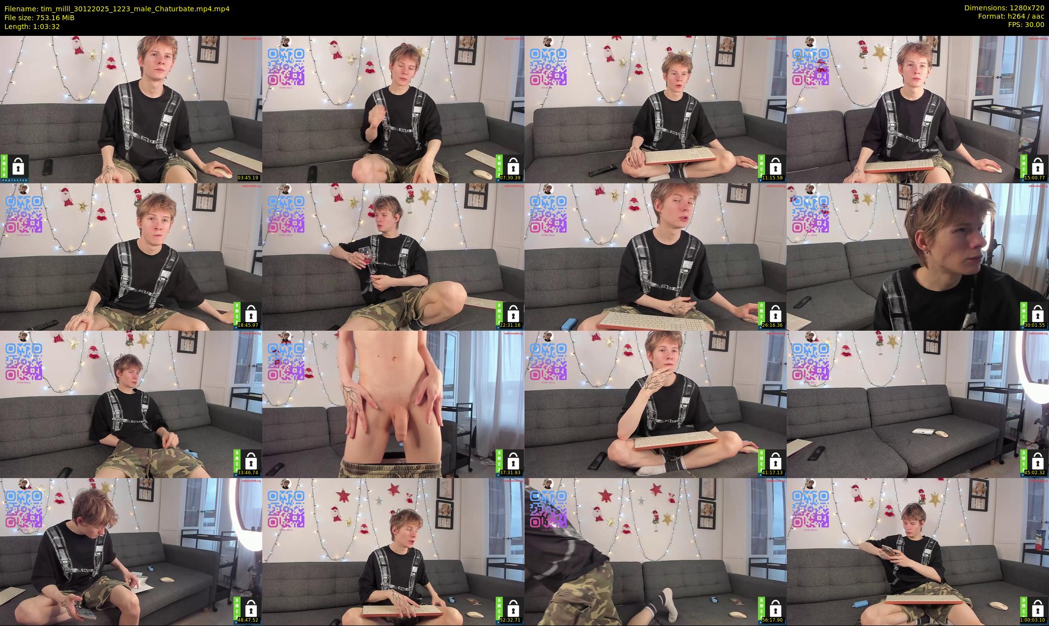 tim_milll — 64 minute Chaturbate male cam show recording, 720p, Dec 30, 2025