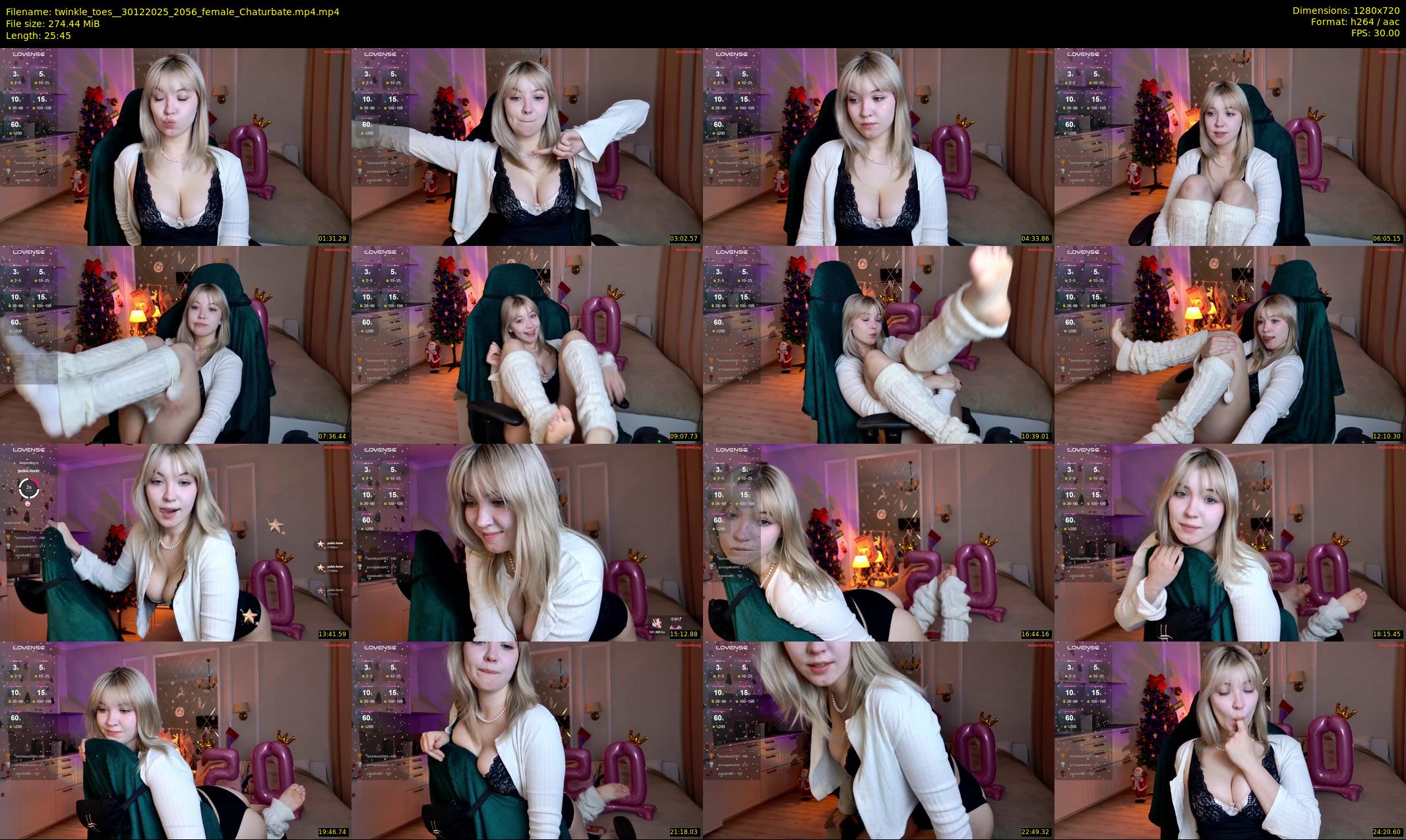 twinkle_toes_ — 26 minute Chaturbate female cam show recording, 720p, Dec 30, 2025