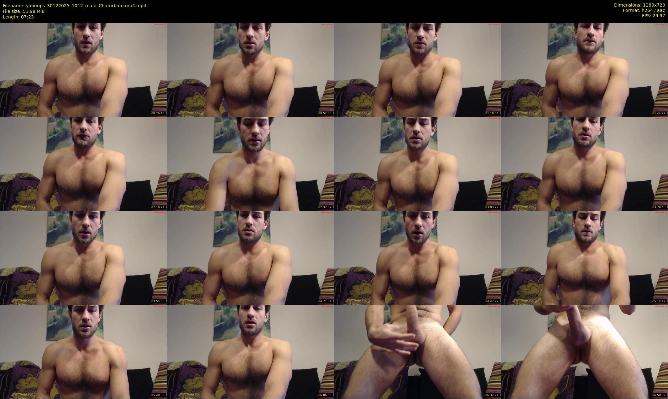 yoooups — 8 minute Chaturbate male cam show recording, 720p, Dec 30, 2025