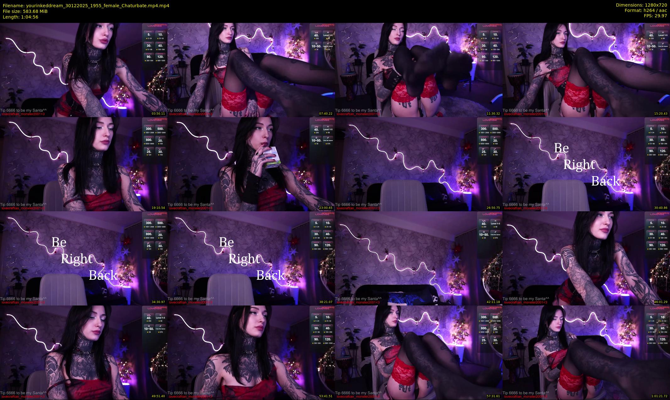 yourinkeddream — 65 minute Chaturbate couple cam show recording, 720p, Dec 30, 2025