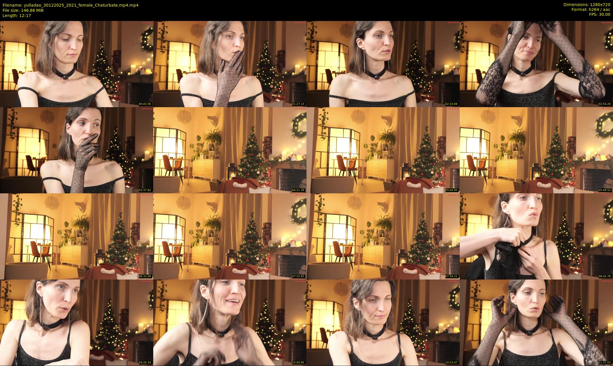 yulladao — 13 minute Chaturbate female cam show recording, 720p, Dec 30, 2025