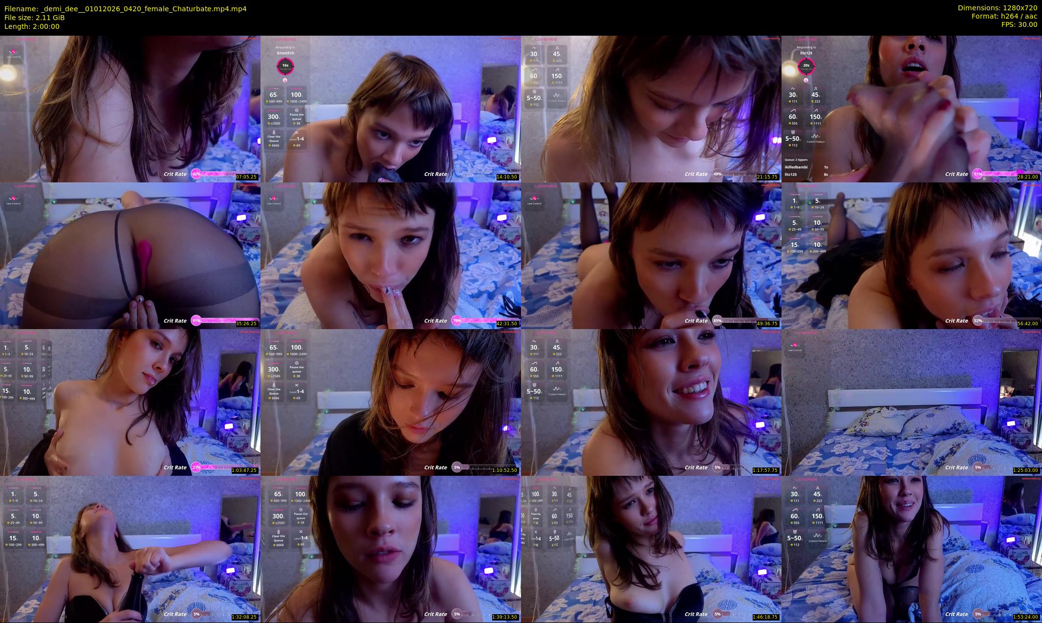 _demi_dee_ — 120 minute Chaturbate female cam show recording, 720p, Jan 1, 2026