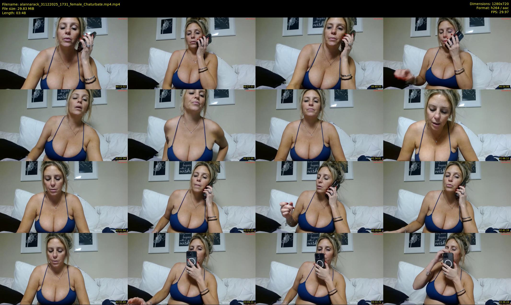 alannarack — 4 minute Chaturbate female cam show recording, 720p, Dec 31, 2025