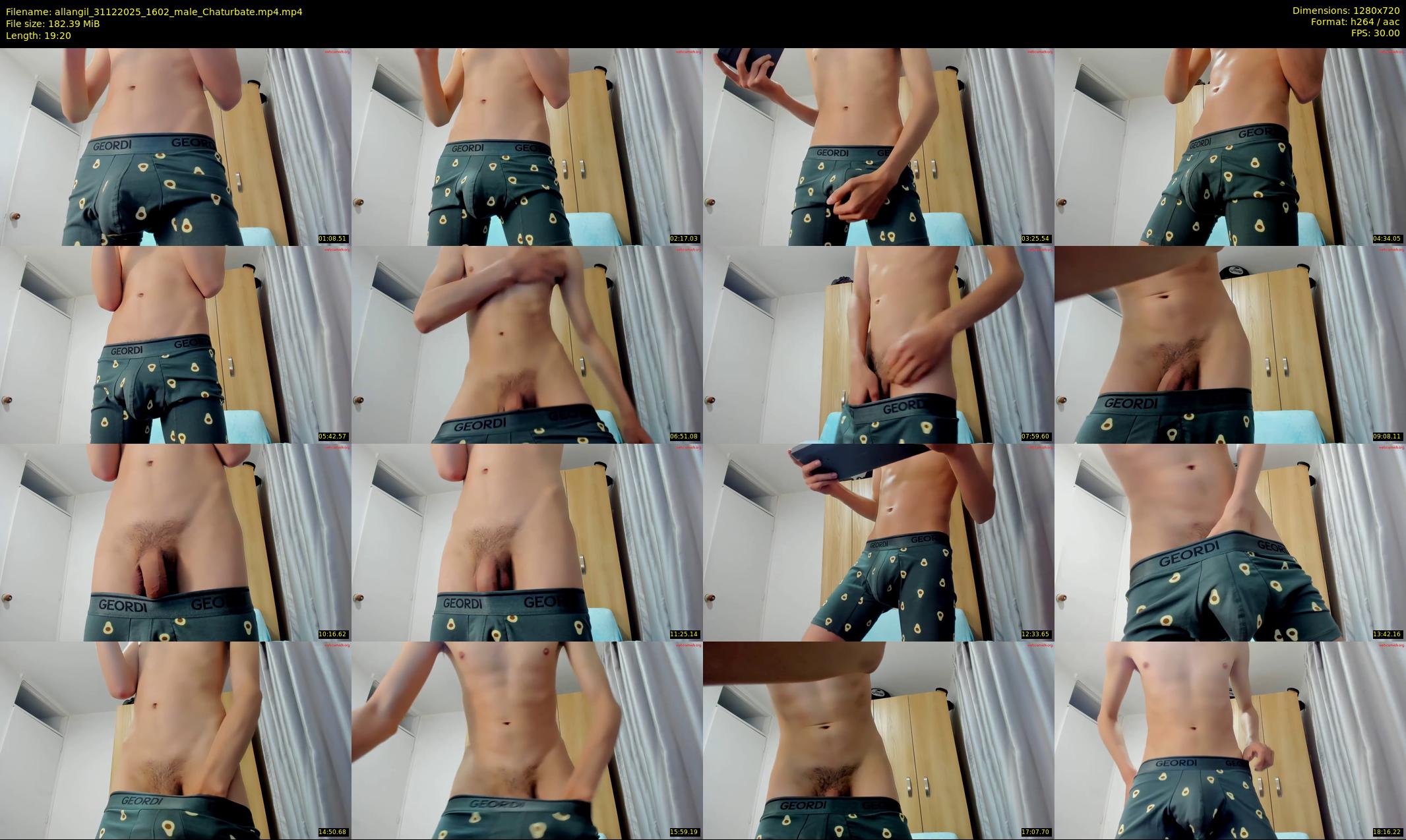 allangil — 20 minute Chaturbate male cam show recording, 720p, Dec 31, 2025