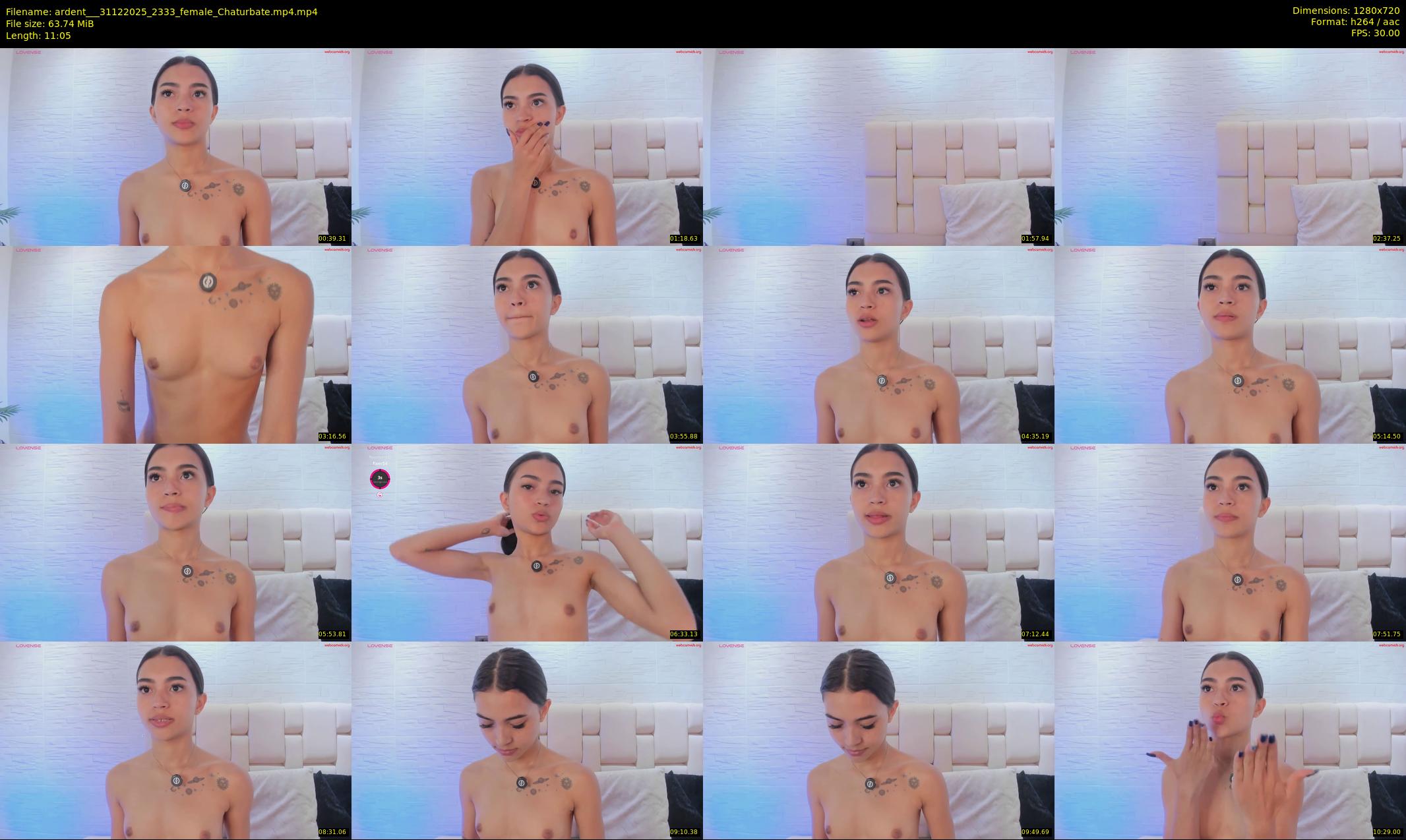 ardent__ — 12 minute Chaturbate female cam show recording, 720p, Dec 31, 2025
