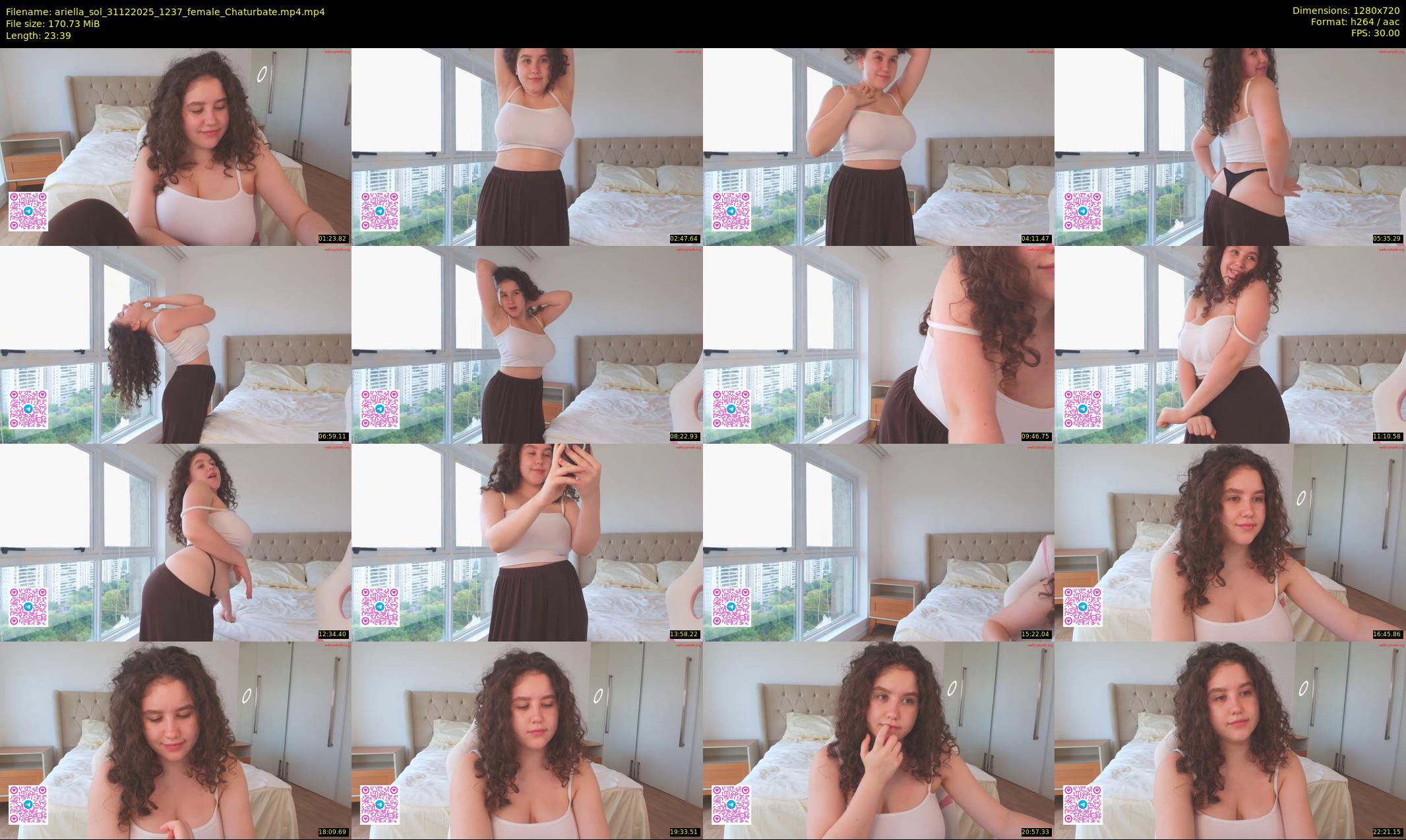 ariella_sol — 24 minute Chaturbate female cam show recording, 720p, Dec 31, 2025