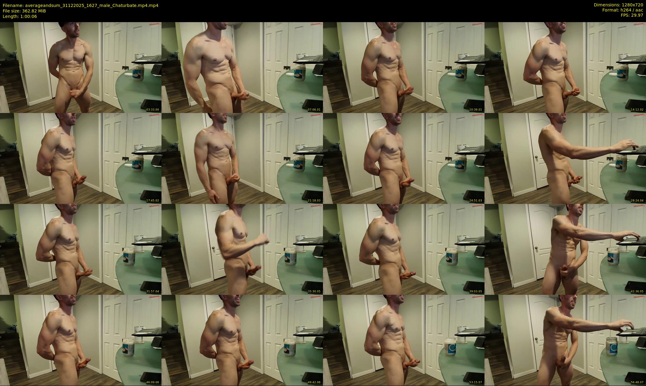 averageandsum — 61 minute Chaturbate male cam show recording, 720p, Dec 31, 2025
