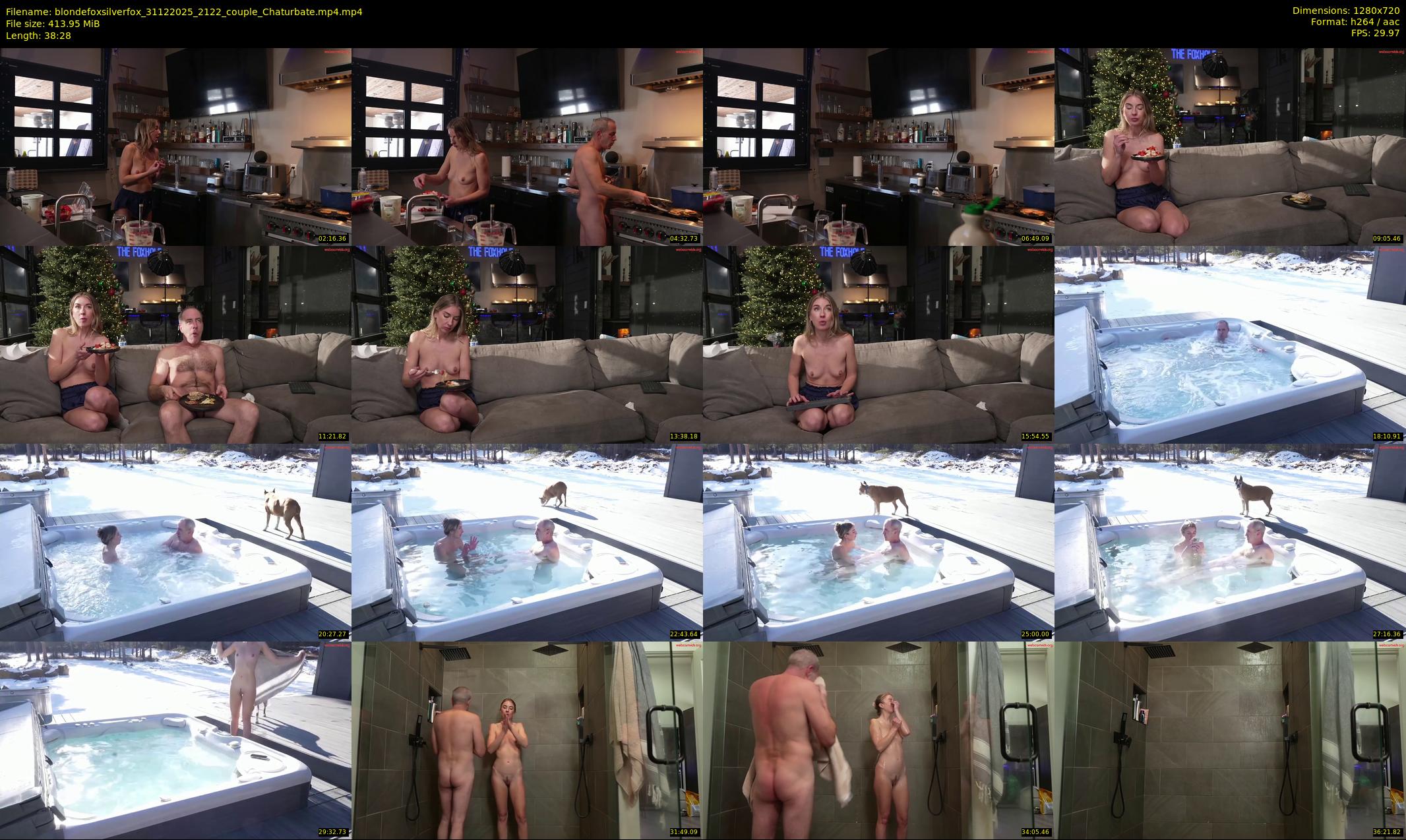 blondefoxsilverfox — 39 minute Chaturbate couple cam show recording, 720p, Dec 31, 2025