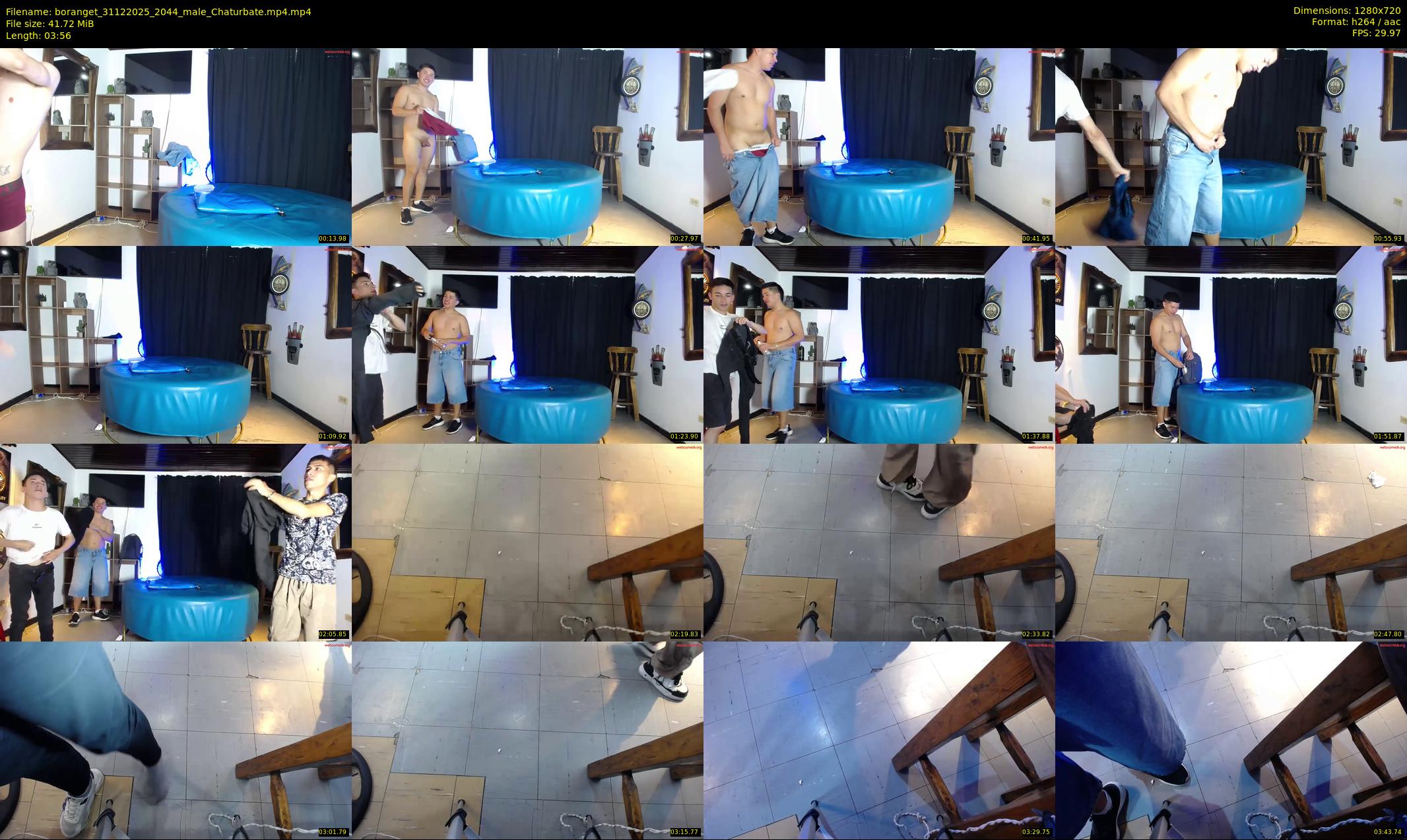 boranget — 4 minute Chaturbate male cam show recording, 720p, Dec 31, 2025