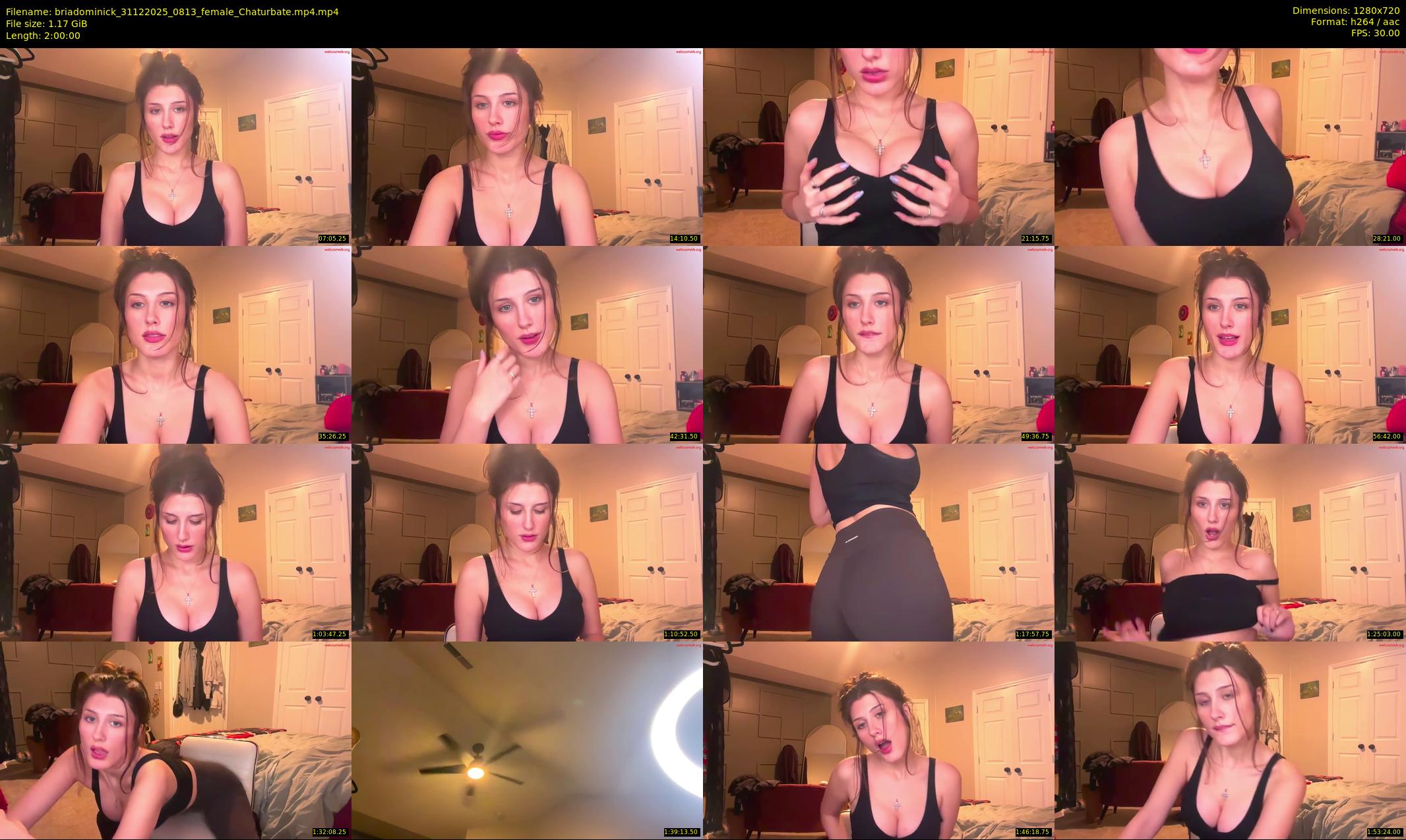 briadominick — 120 minute Chaturbate couple cam show recording, 720p, Dec 31, 2025