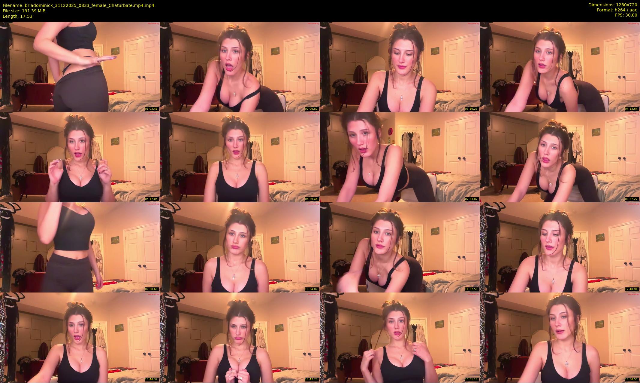 briadominick — 18 minute Chaturbate couple cam show recording, 720p, Dec 31, 2025